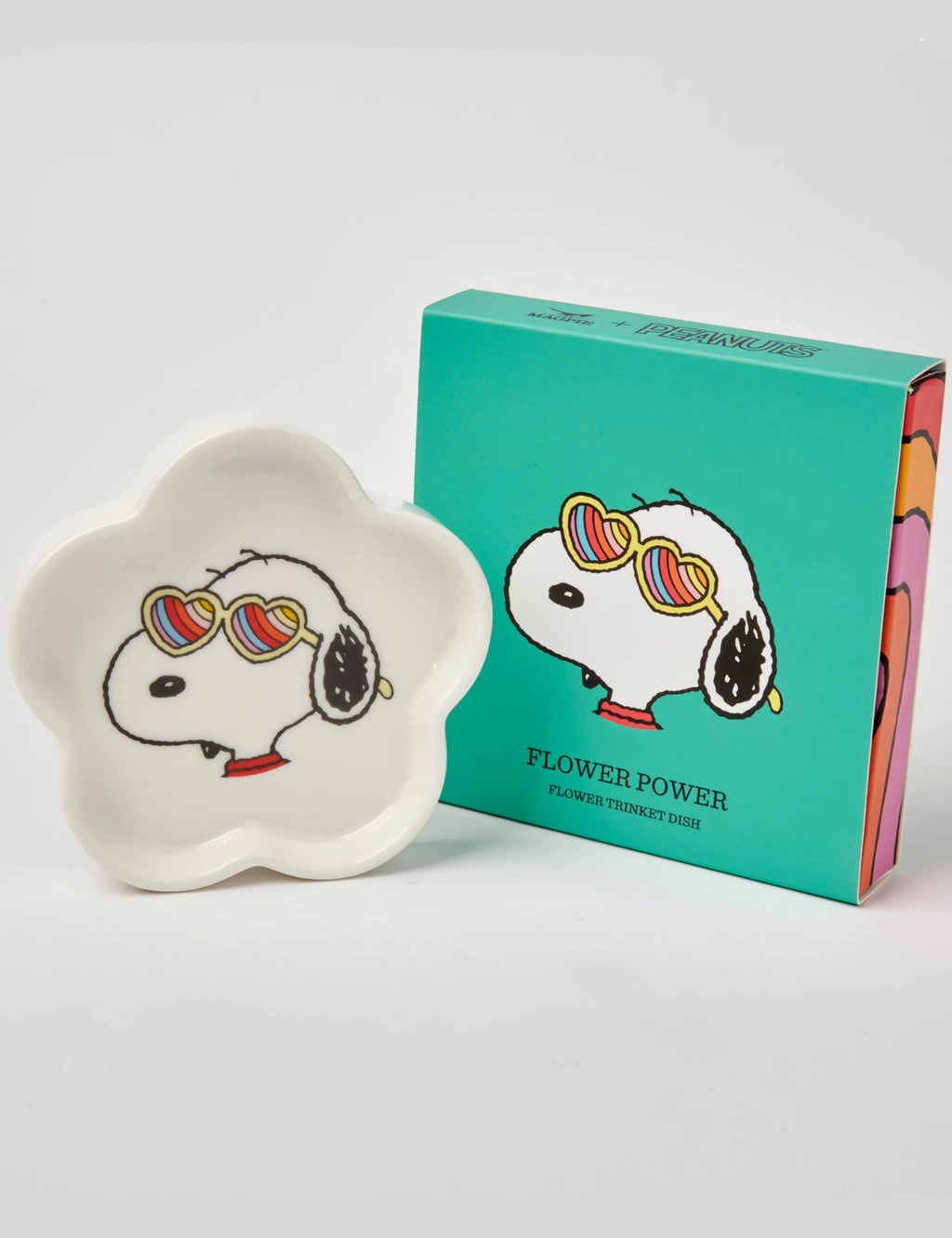 Snoopy Flower Shaped Trinket Dish - Flower Power