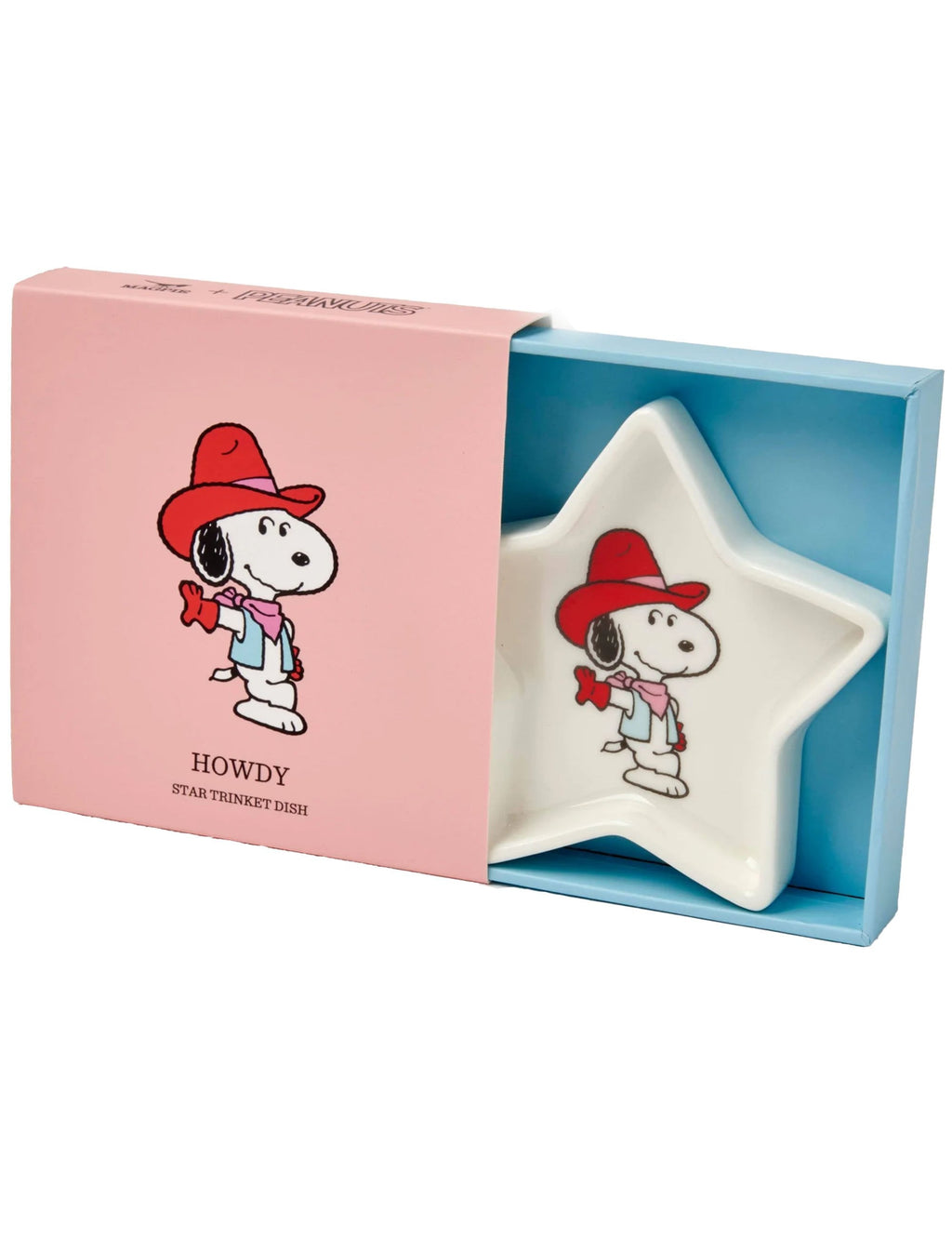 Snoopy Star Shaped Trinket Dish - Howdy