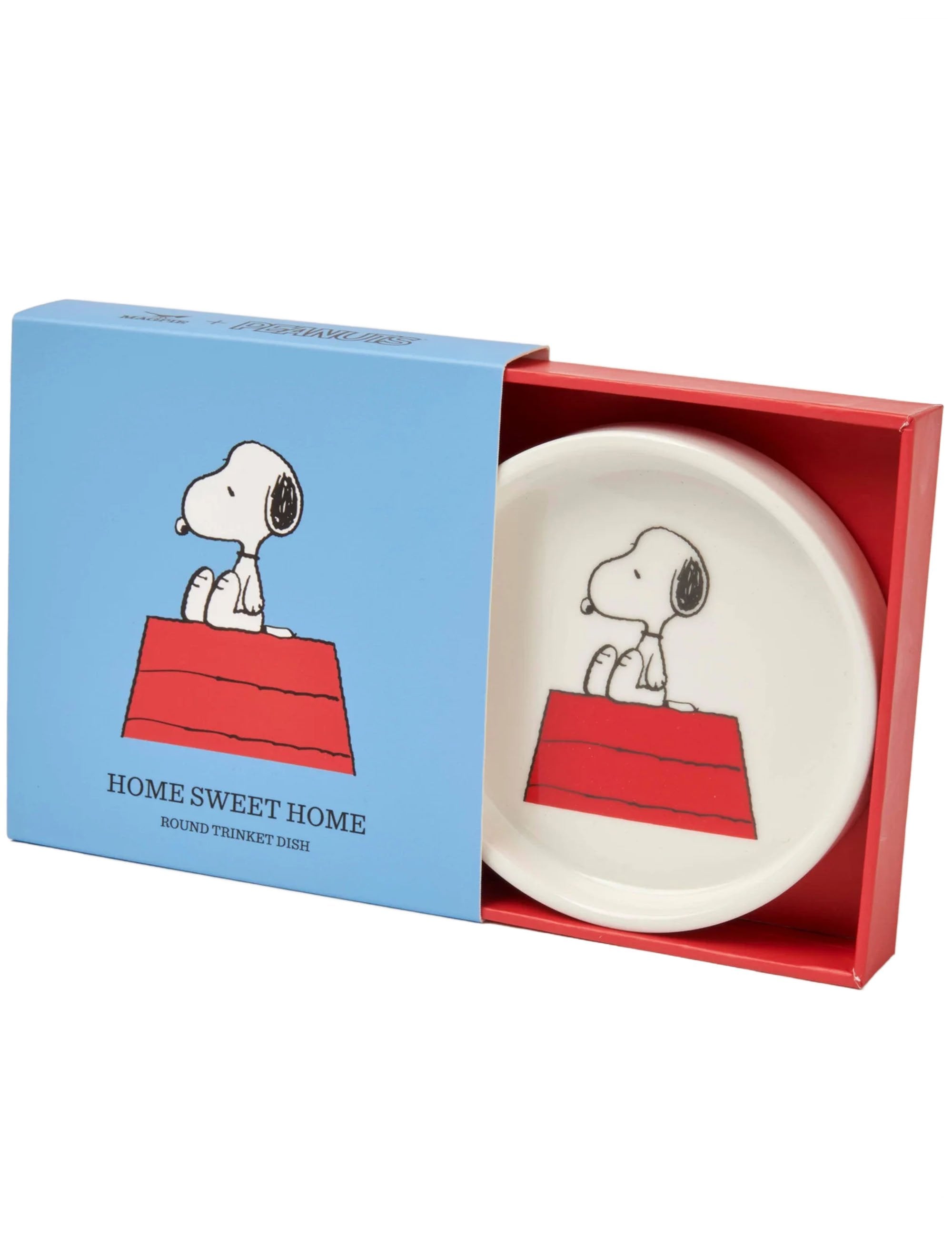 Snoopy Round Shaped Trinket Dish - Home Sweet Home