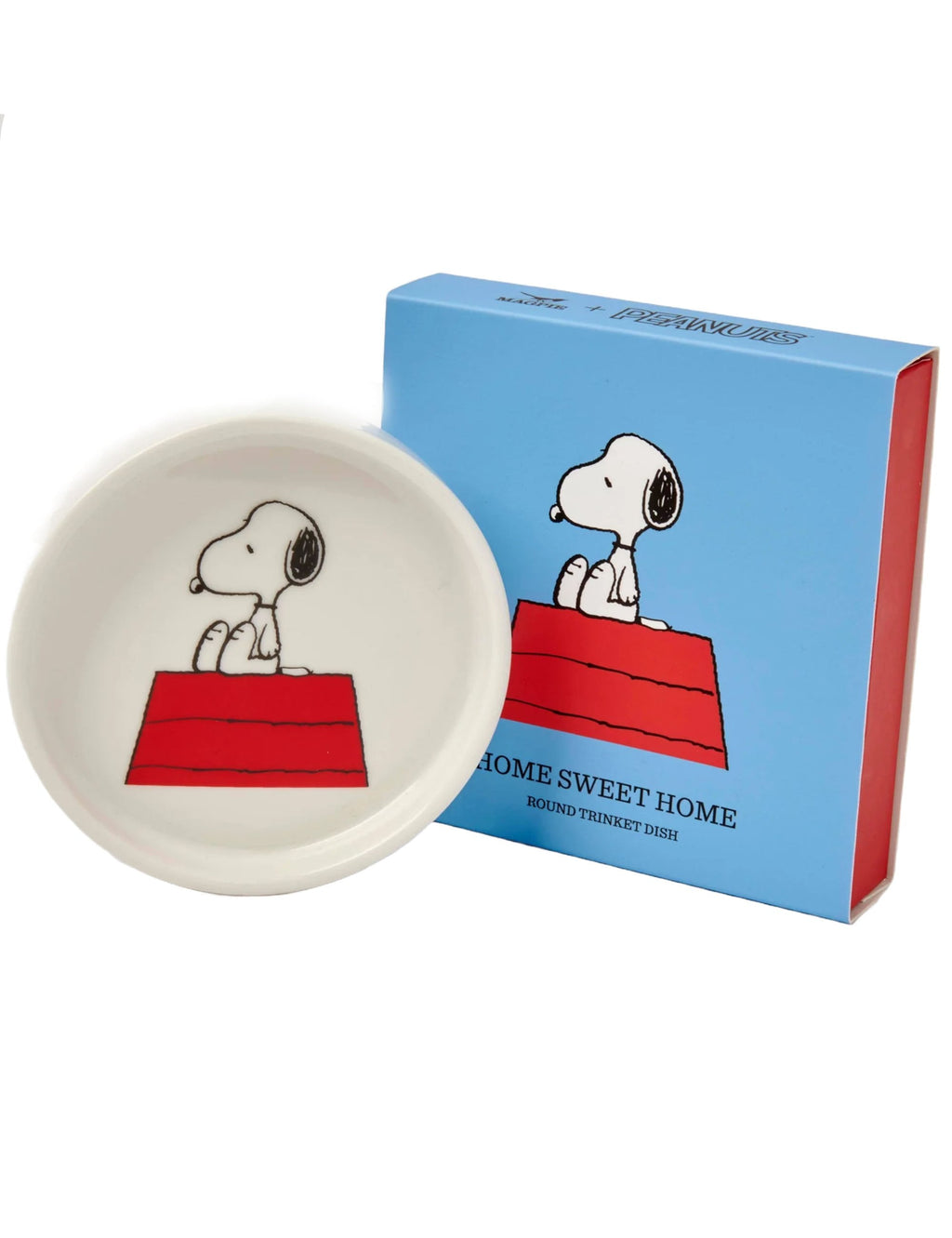 Snoopy Round Shaped Trinket Dish - Home Sweet Home