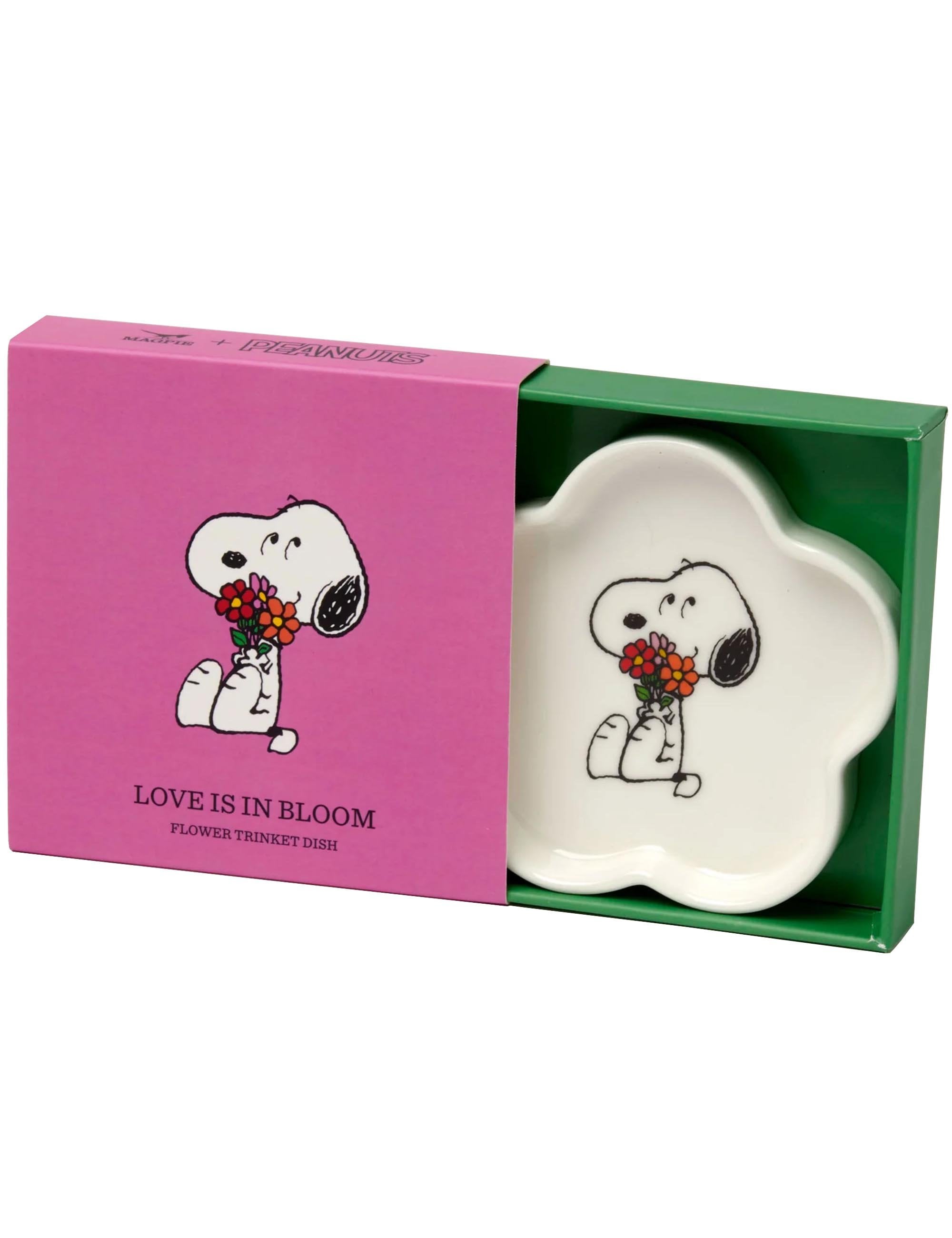 Peanuts Snoopy Flower Shaped Trinket Dish - Flowers