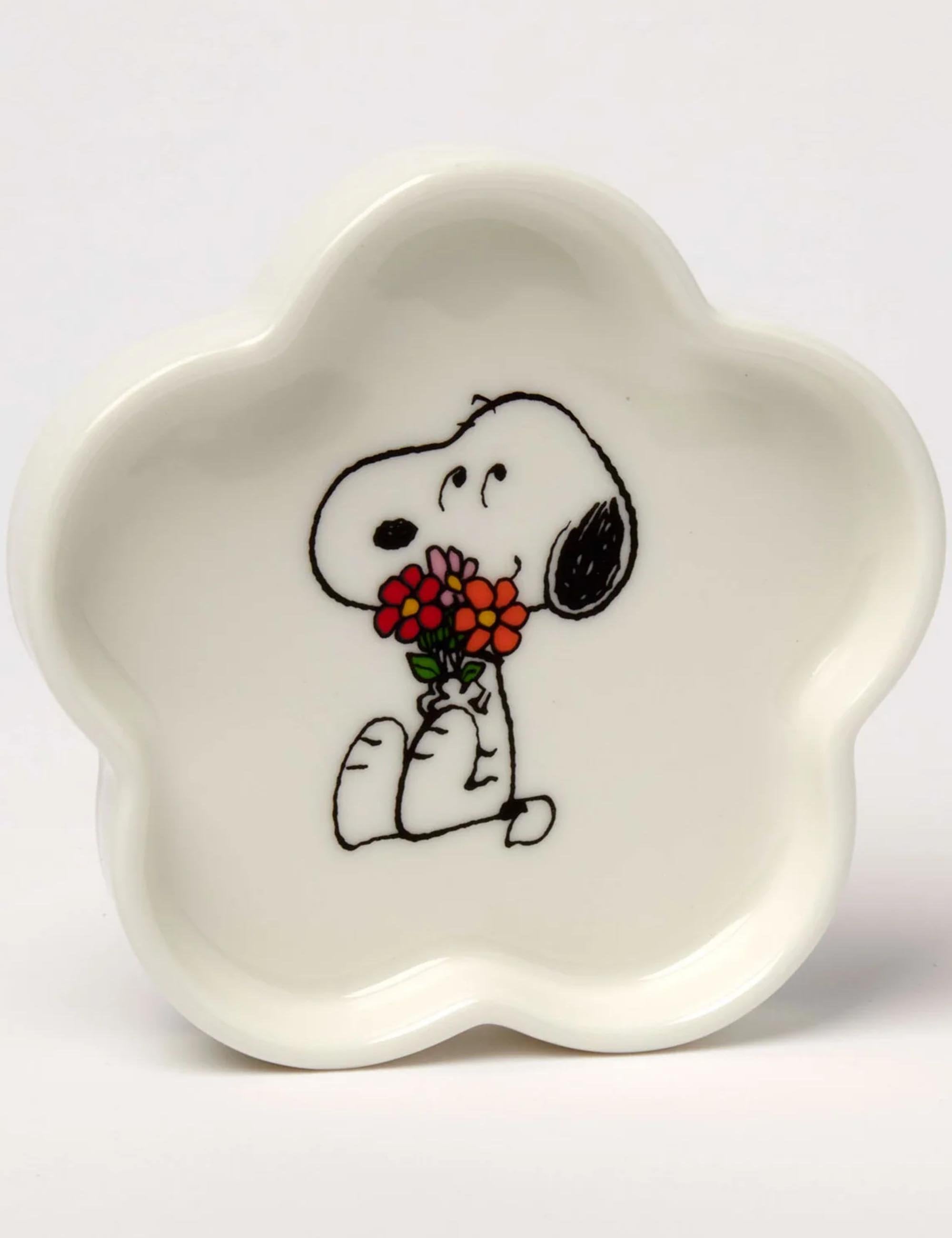 Peanuts Snoopy Flower Shaped Trinket Dish - Flowers
