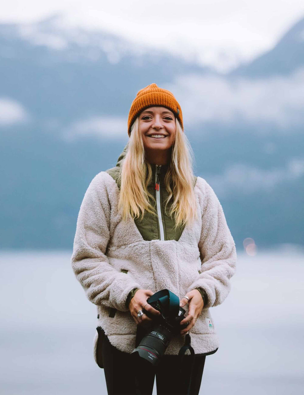 Women's Beaumont Hooded Sherpa Fleece - Vintage White