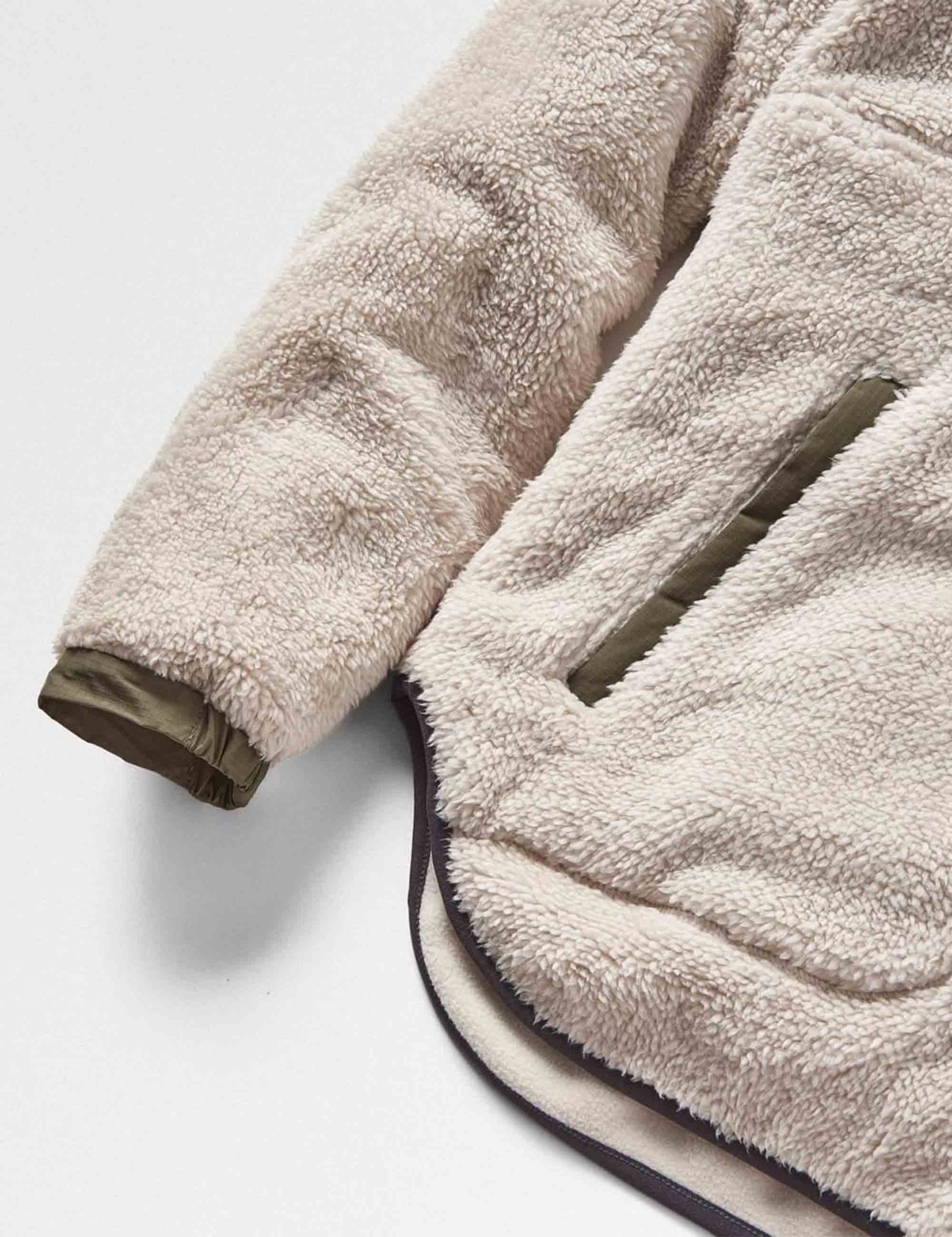 Women's Beaumont Hooded Sherpa Fleece - Vintage White