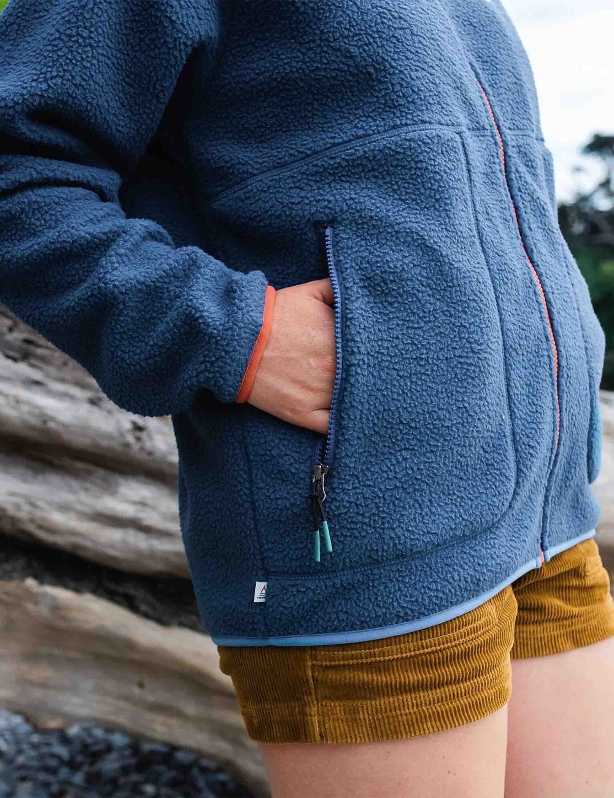 Women's Fairbanks Sherpa Fleece Jacket - Dark Denim