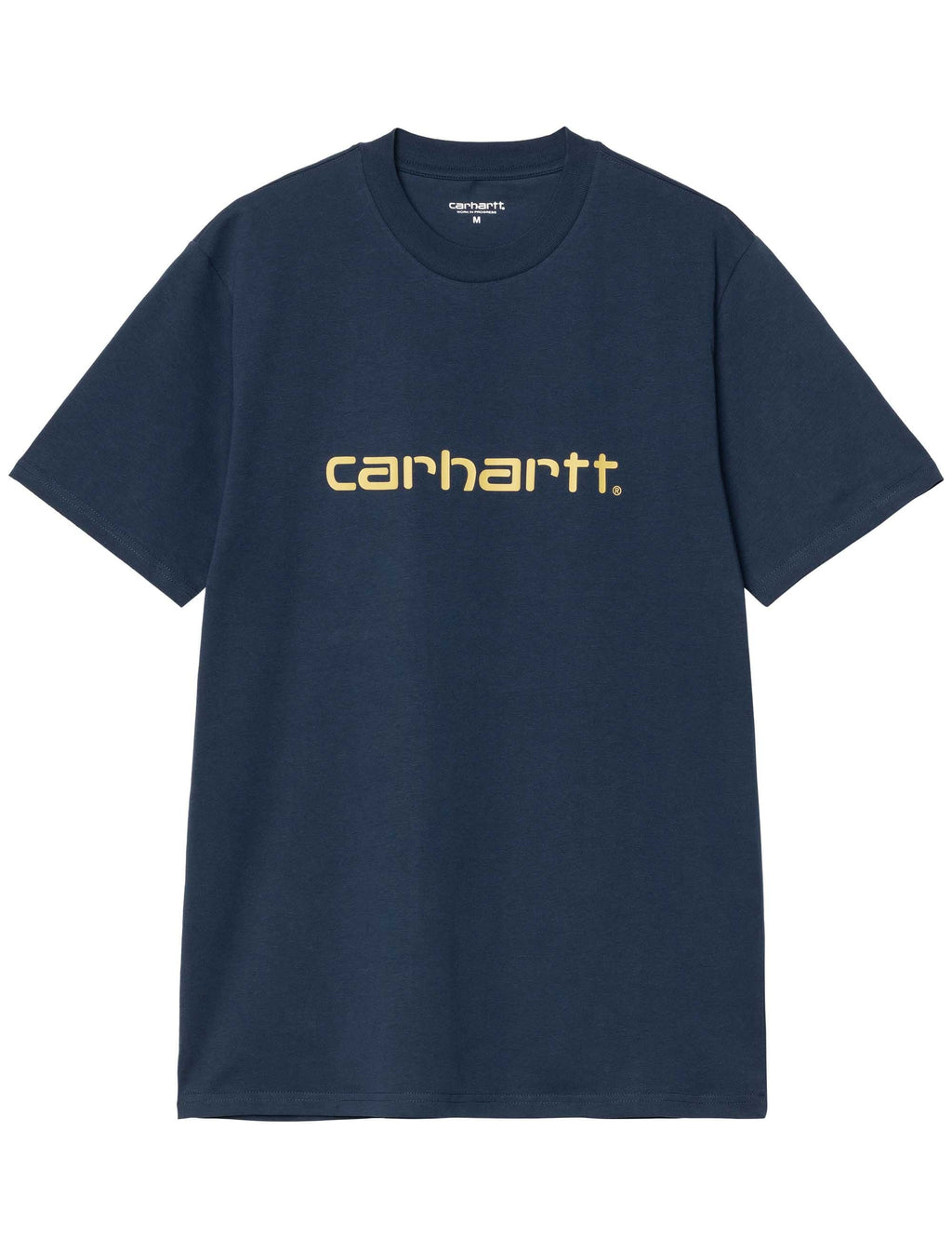 Script Logo T-Shirt - Ink/Air Yellow
