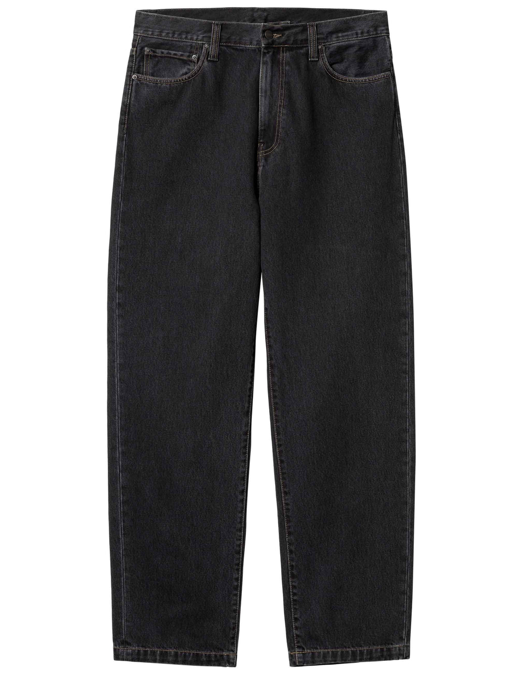 Aaron Denim Pant - Black, Stone Washed