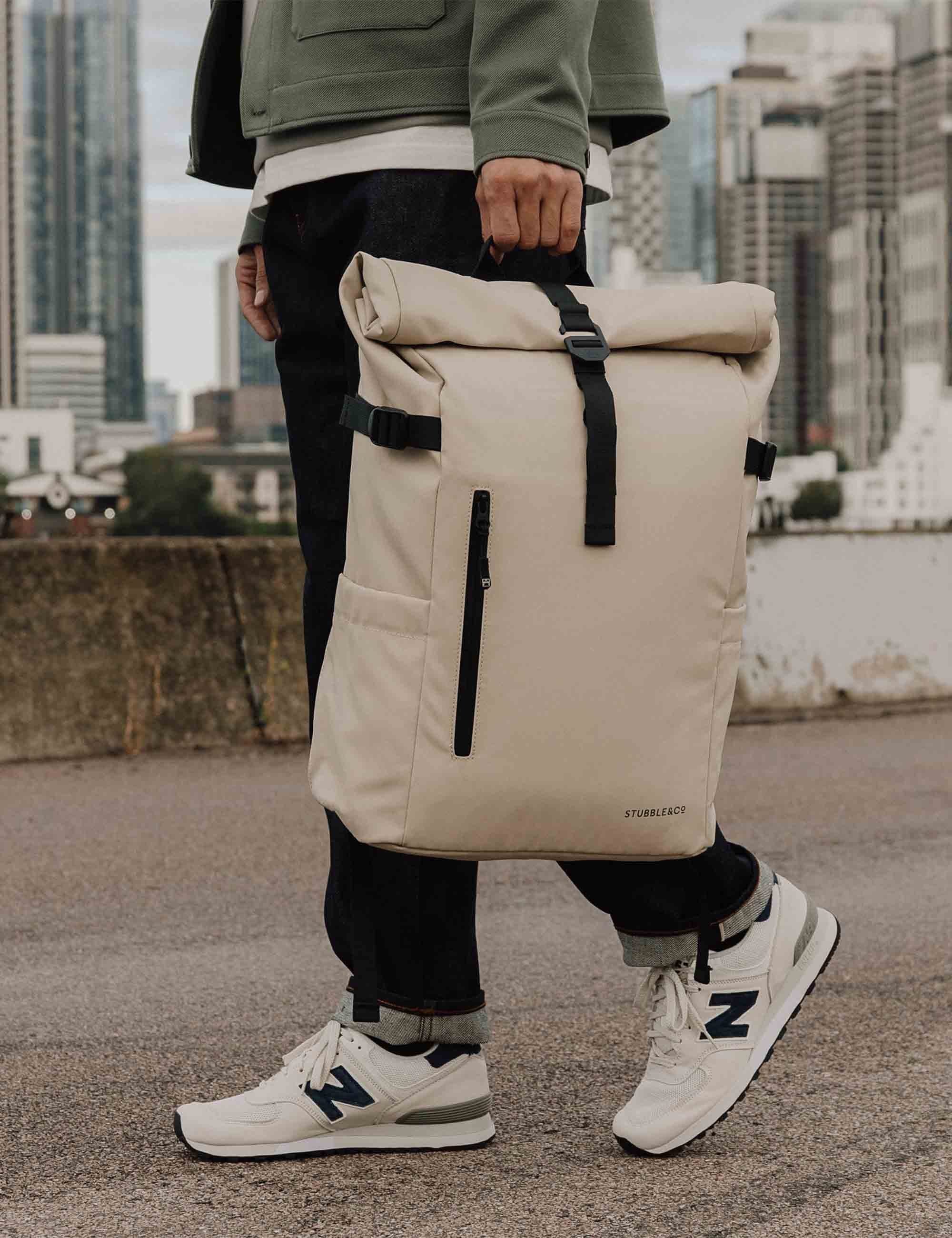 The Roll Top Backpack 20L - Sand