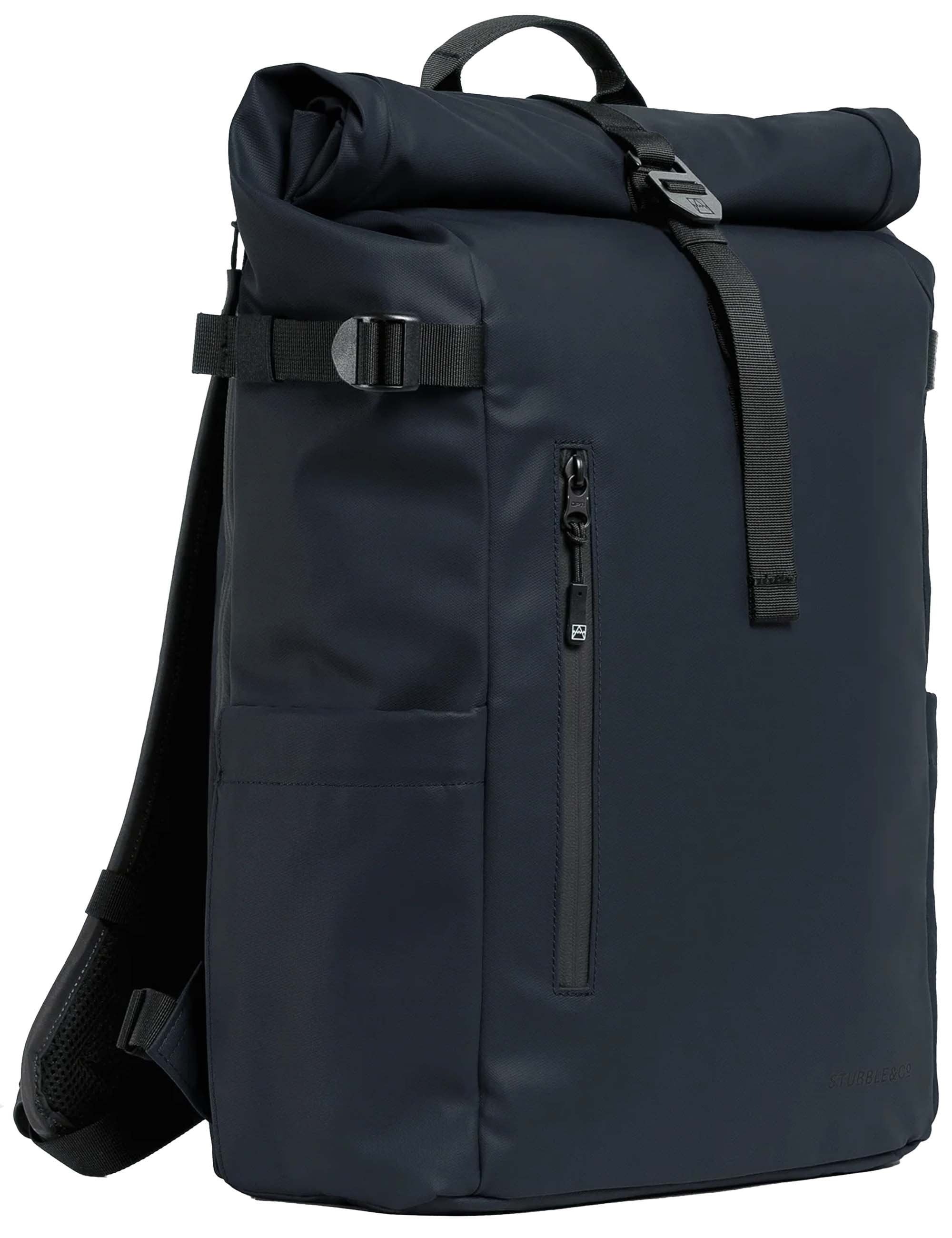 Stubble & Co The Roll Top Backpack 20L - Midnight Blue