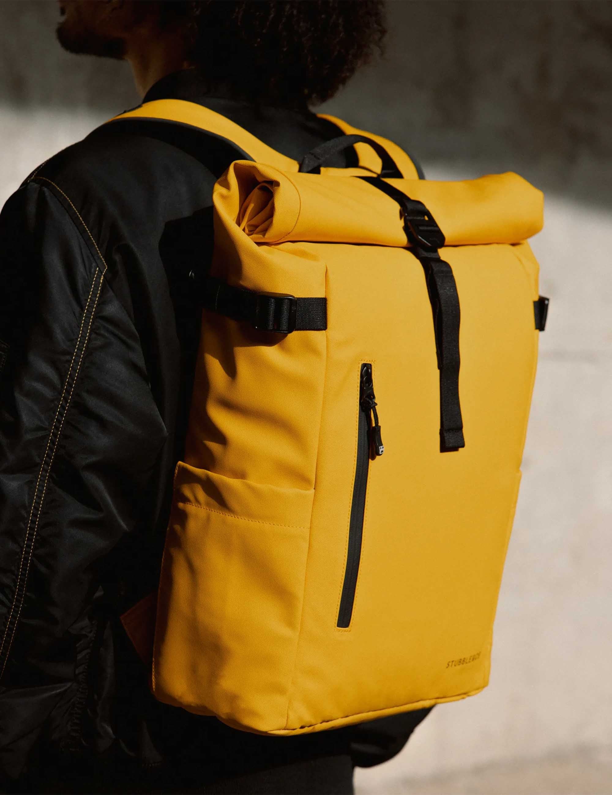 The Roll Top Backpack 20L - Yellow