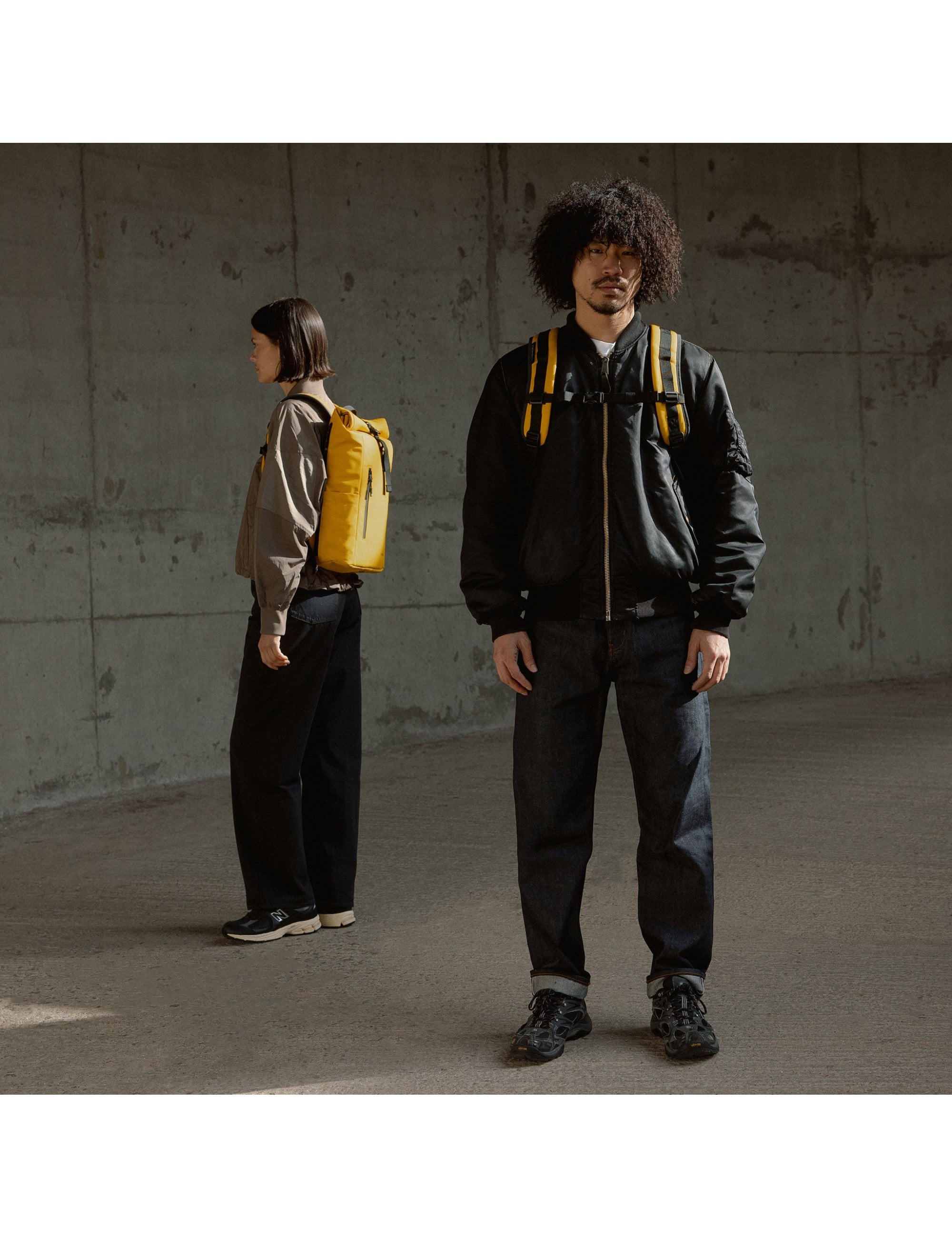 The Roll Top Backpack 20L - Yellow