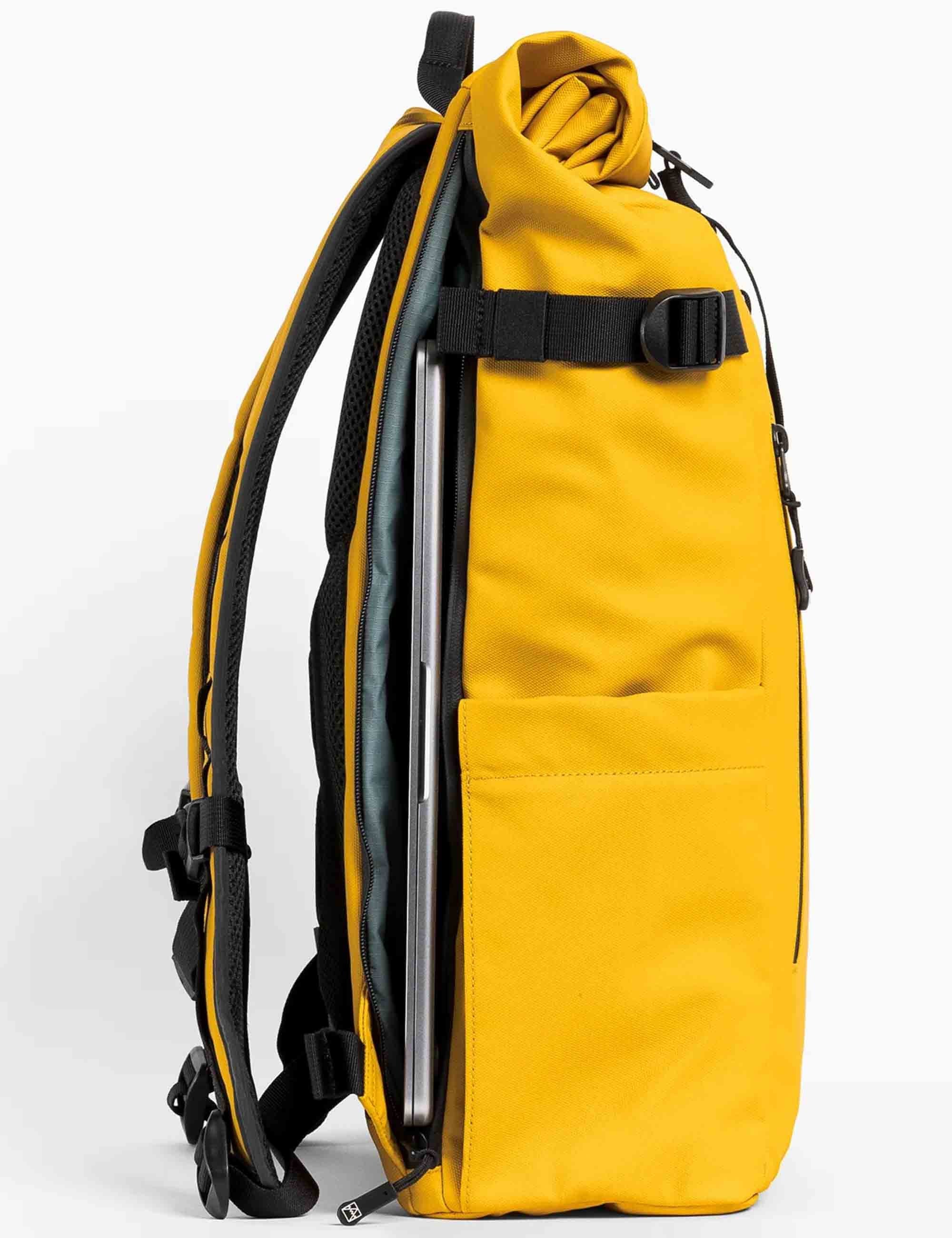 Stubble & Co The Roll Top Backpack 20L - Yellow