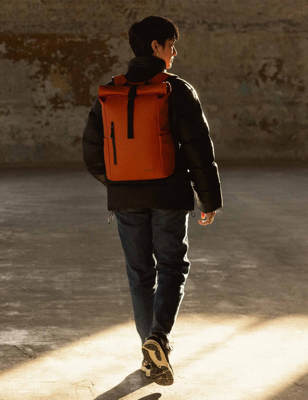 The Roll Top Backpack 15L - Rust