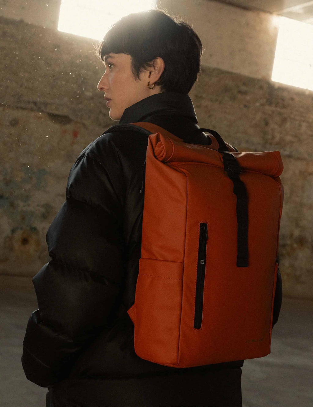 The Roll Top Backpack 15L - Rust