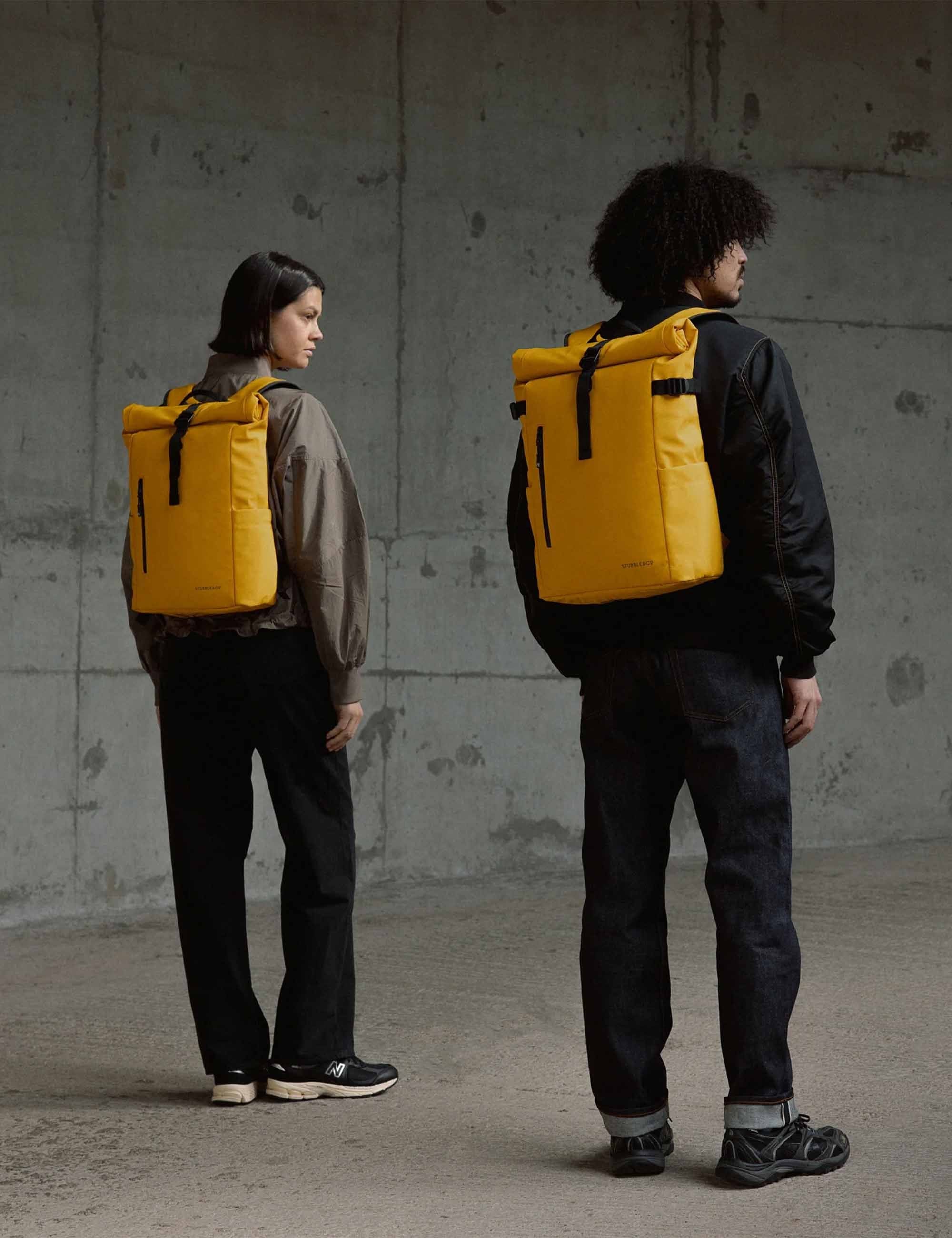 The Roll Top Backpack 15L - Yellow