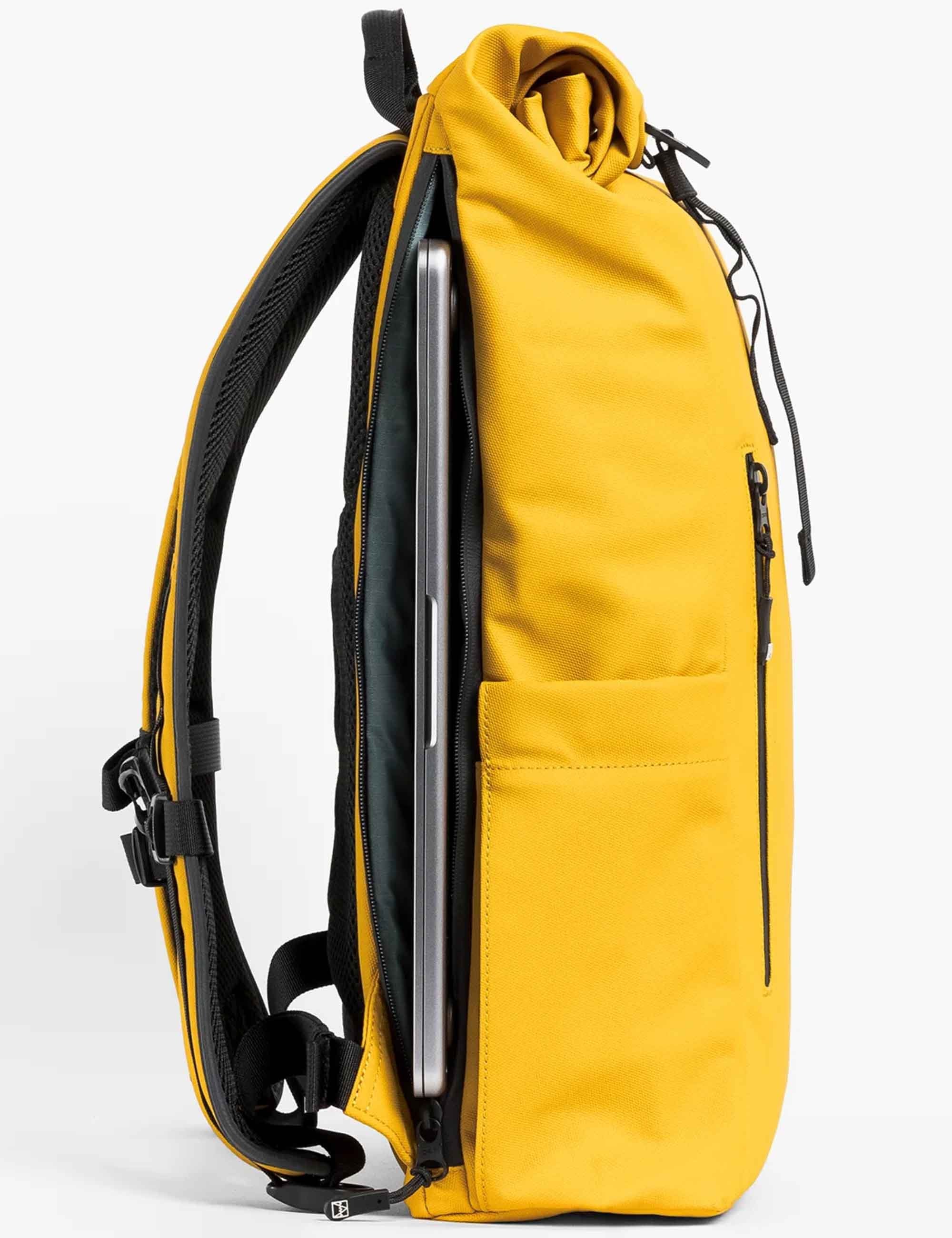 Stubble & Co The Roll Top Backpack 15L - Yellow