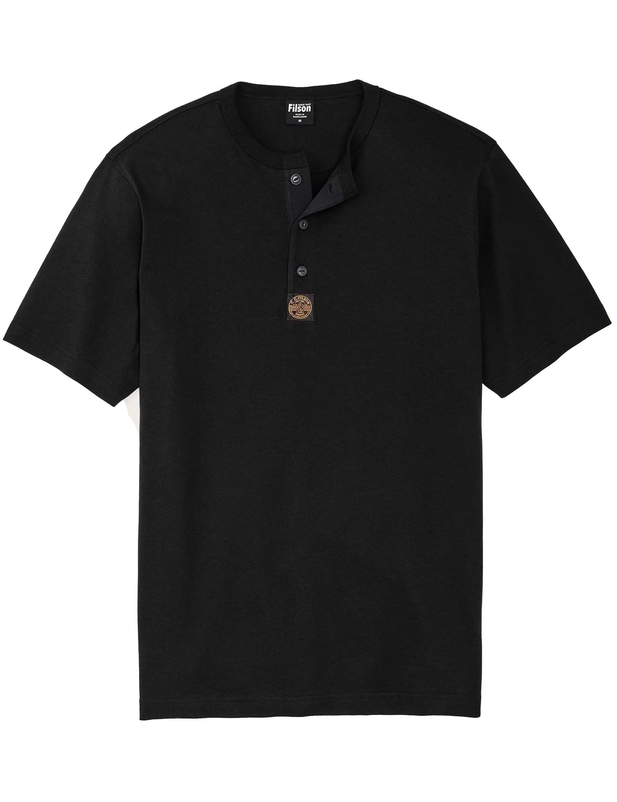 Frontier Henley T-Shirt - Black