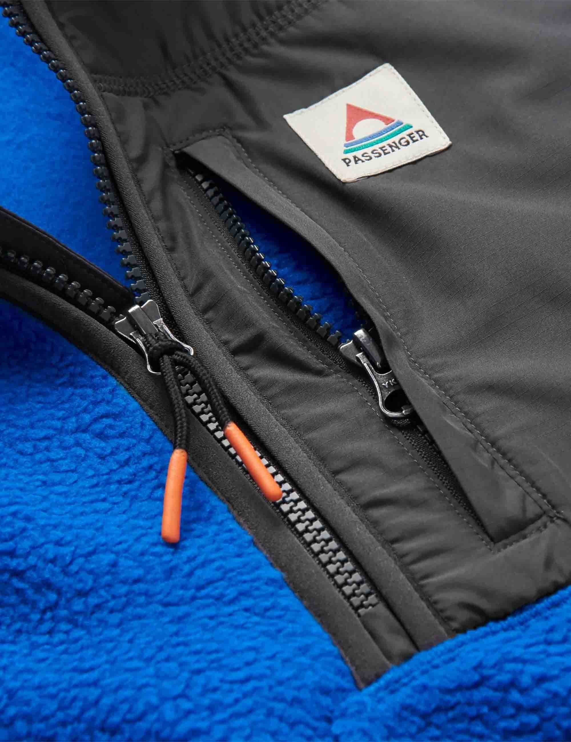 Passenger Offgrid 2.0 1/2 Zip Sherpa Fleece - Azure Blue