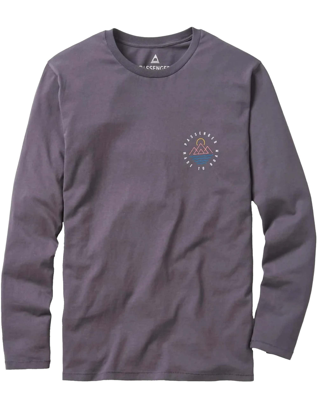 Escapism Long Sleeve Recycled Cotton T-Shirt - Faded Black