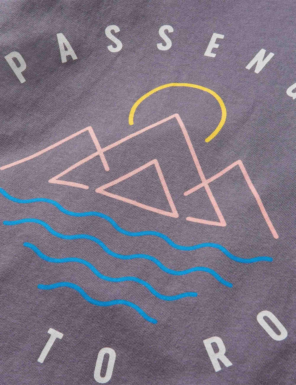 Escapism Long Sleeve Recycled Cotton T-Shirt - Faded Black