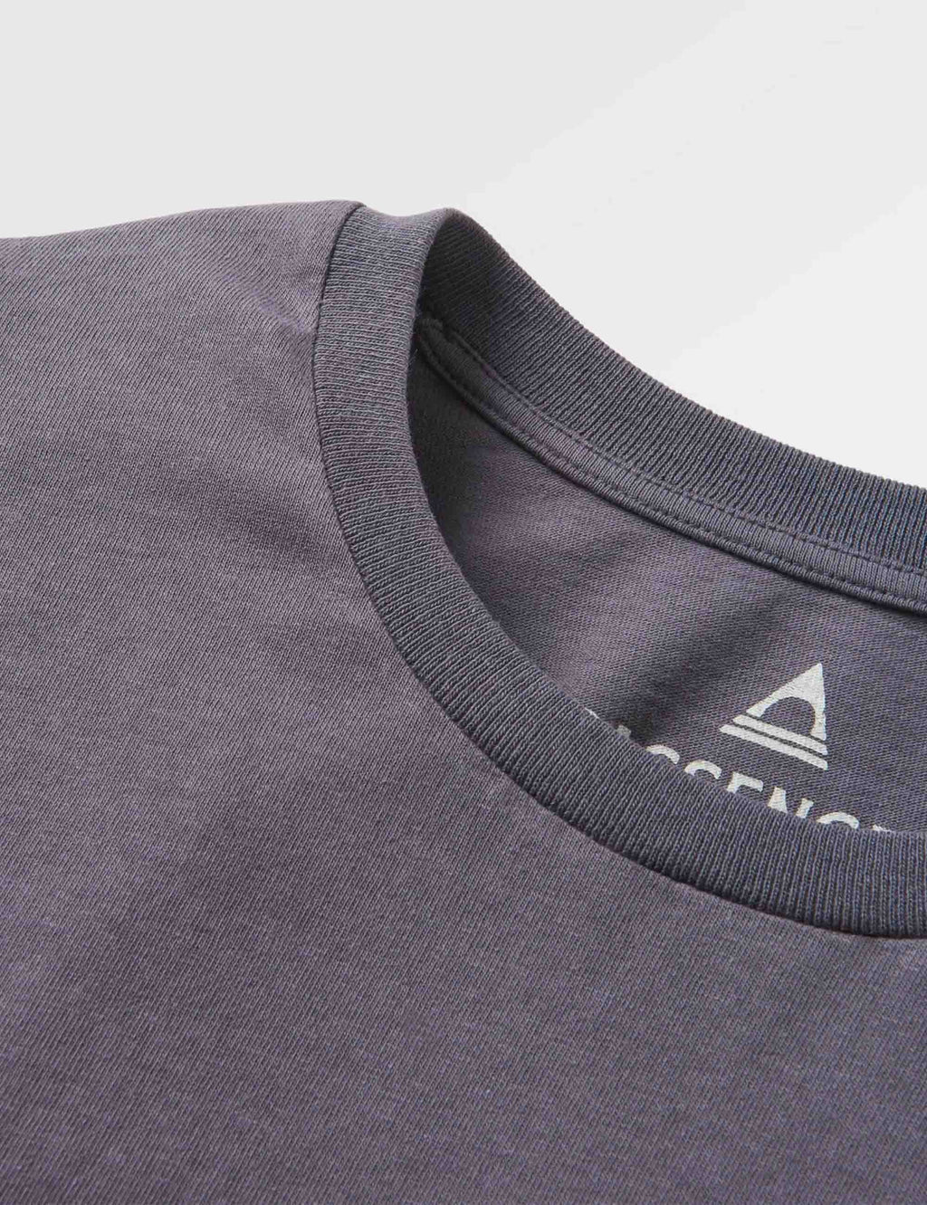 Escapism Long Sleeve Recycled Cotton T-Shirt - Faded Black
