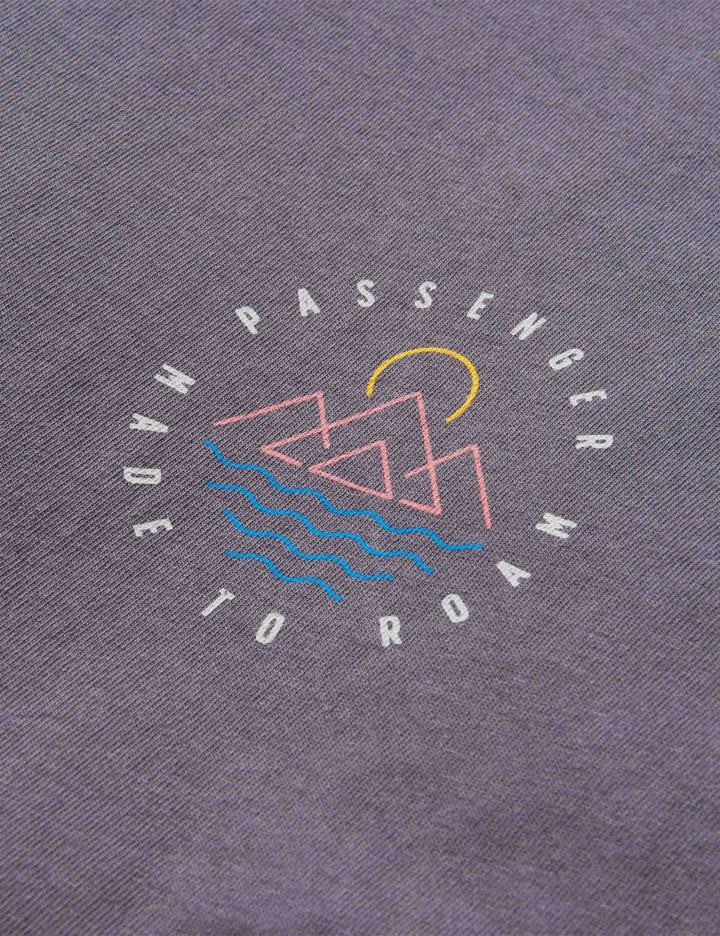 Escapism Long Sleeve Recycled Cotton T-Shirt - Faded Black