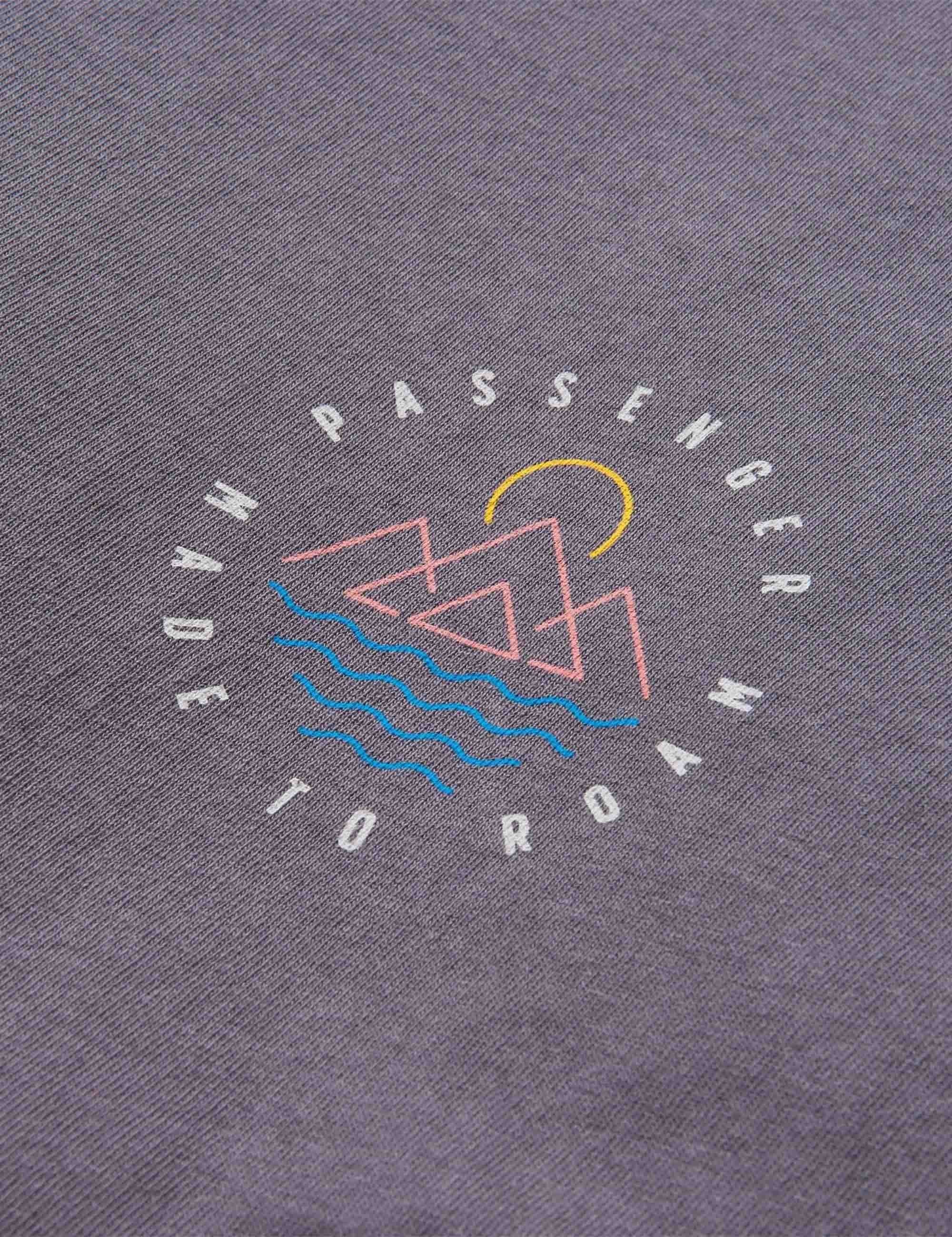 Passenger Escapism Long Sleeve Recycled Cotton T-Shirt - Faded Black