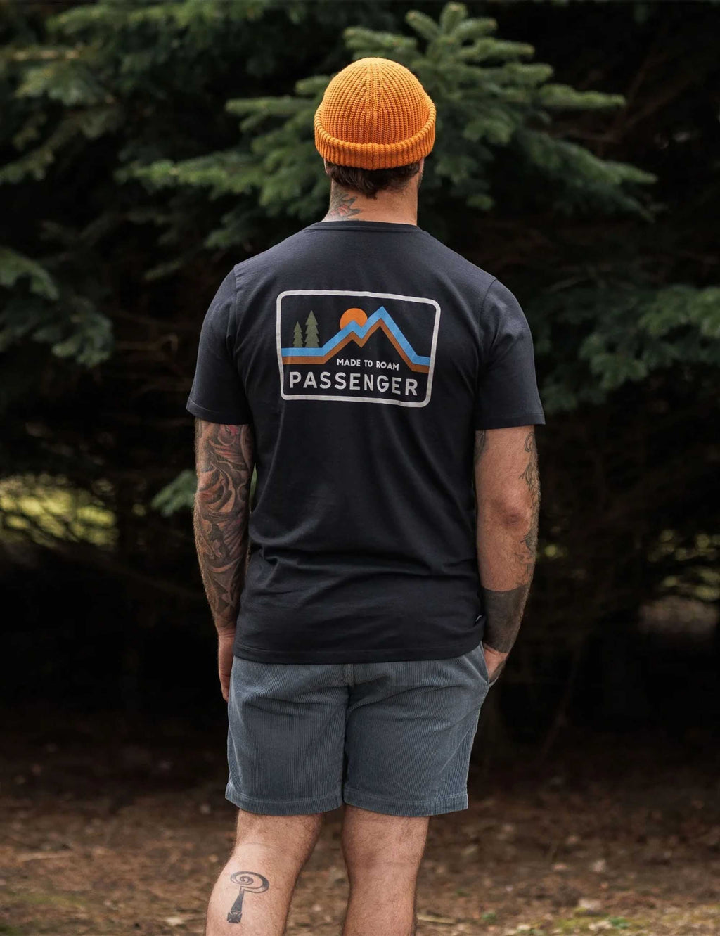 Made To Roam Recycled Cotton T-Shirt - Black