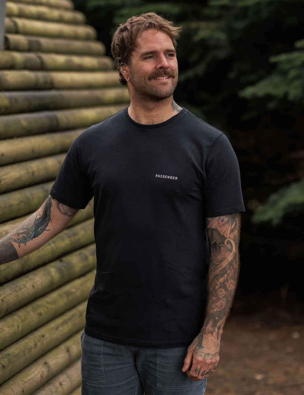 Made To Roam Recycled Cotton T-Shirt - Black