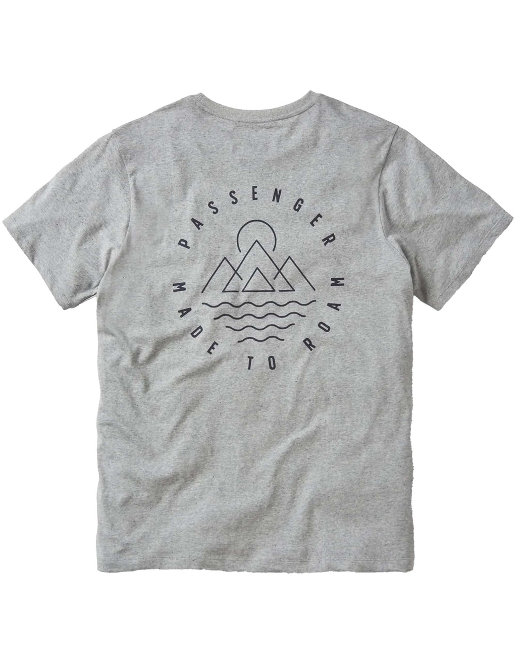 Escapism Recycled Cotton T-Shirt - Grey Marl