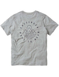 Escapism Recycled Cotton T-Shirt - Grey Marl