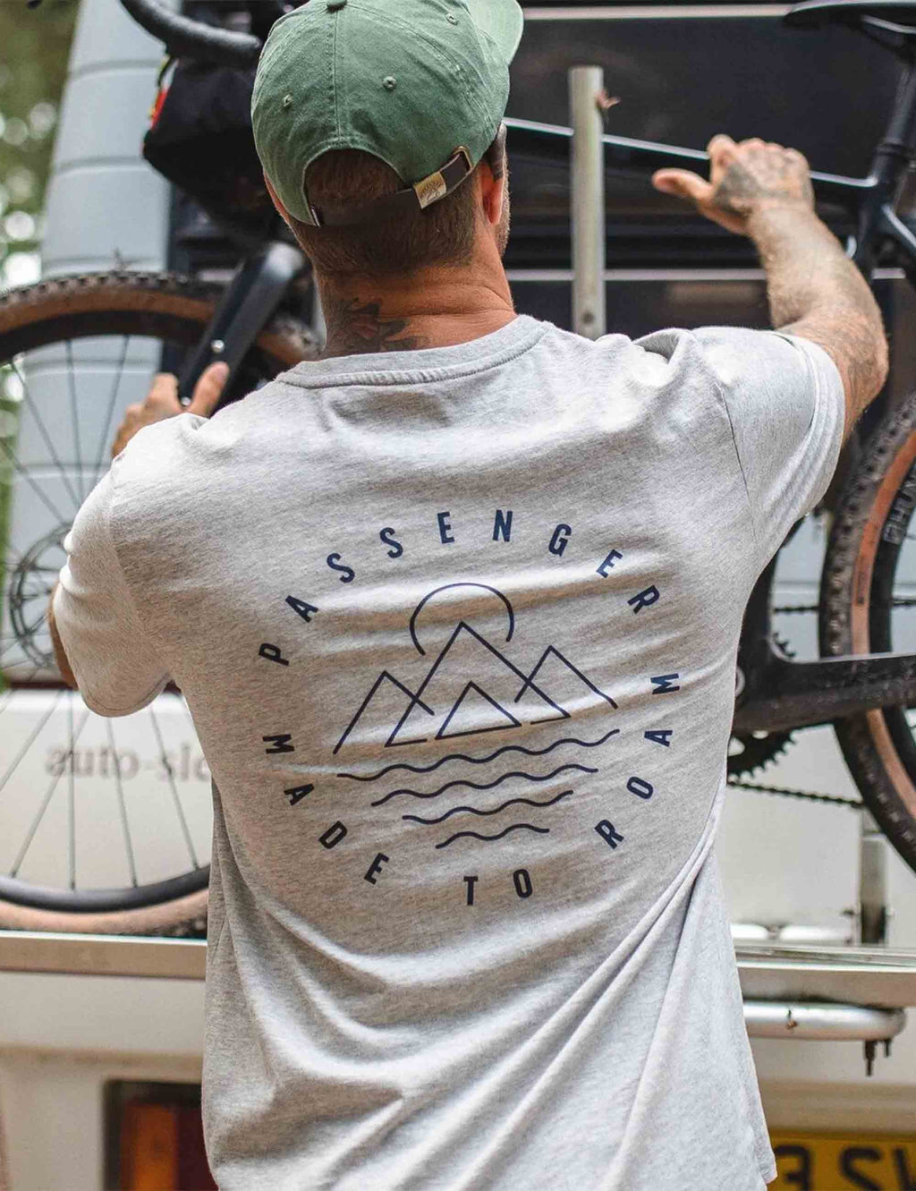 Escapism Recycled Cotton T-Shirt - Grey Marl