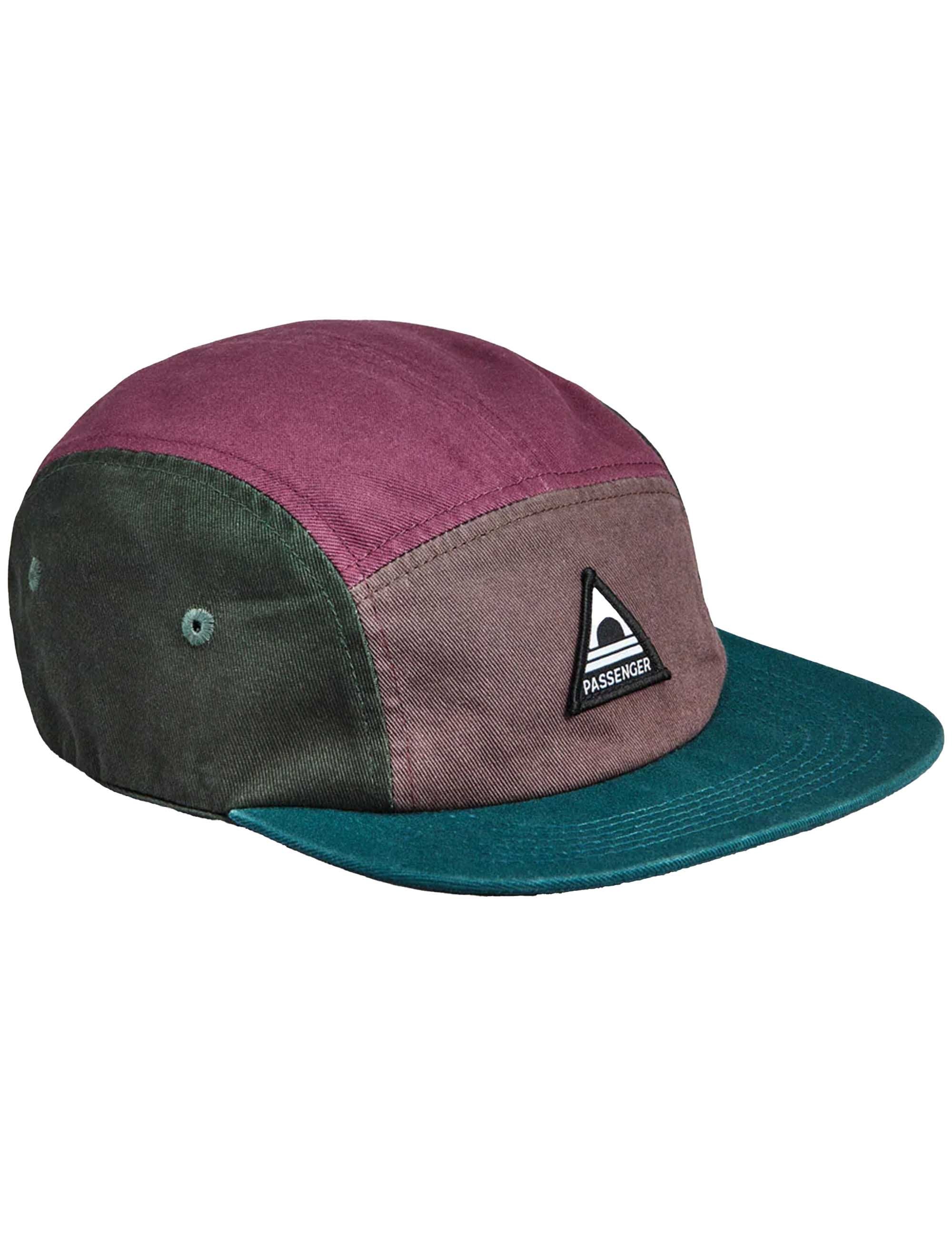 Passenger Fixie Recycled 5 Panel Cap - Grape Multicoloured