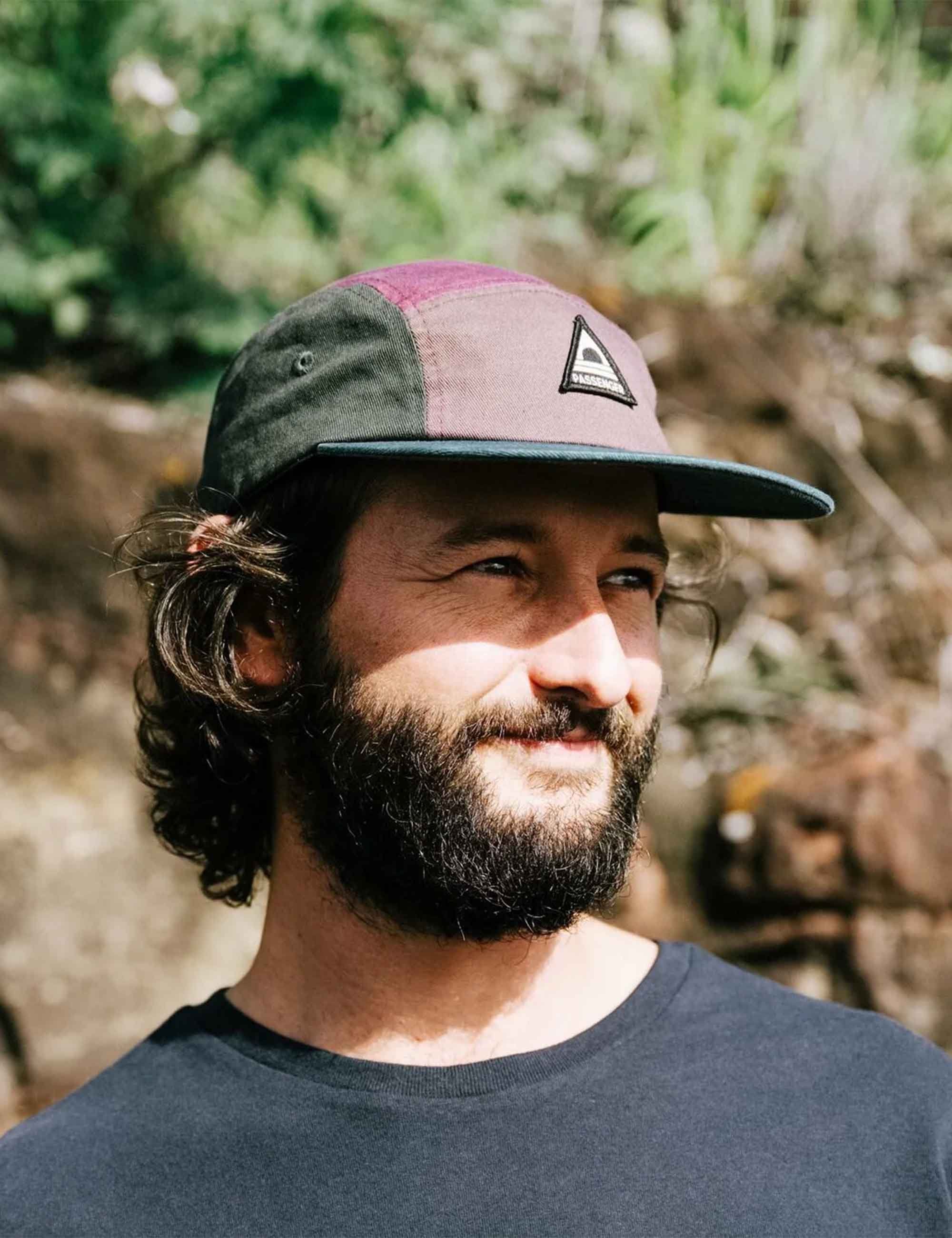 Passenger Fixie Recycled 5 Panel Cap - Grape Multicoloured