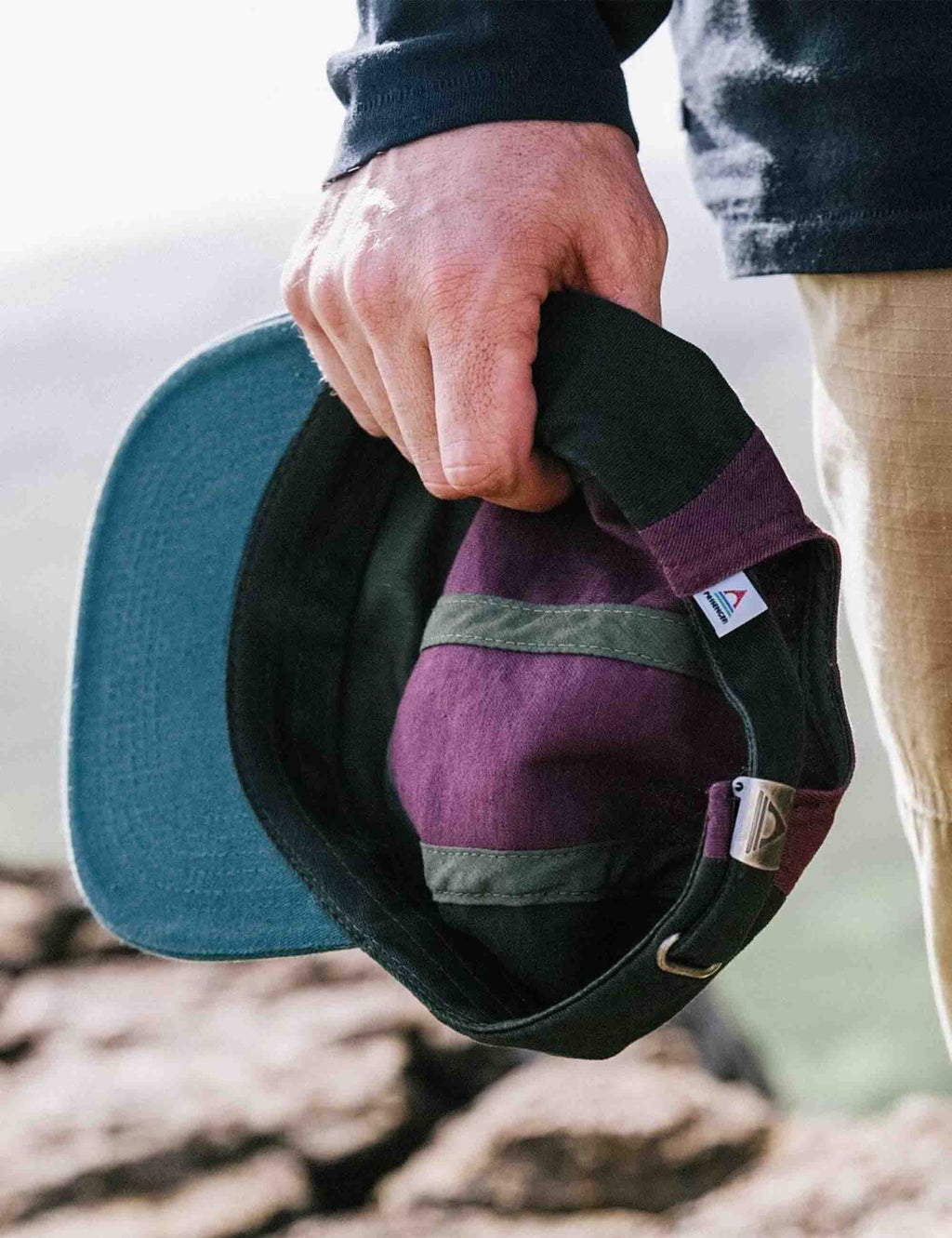 Fixie Recycled 5 Panel Cap - Grape Multicoloured