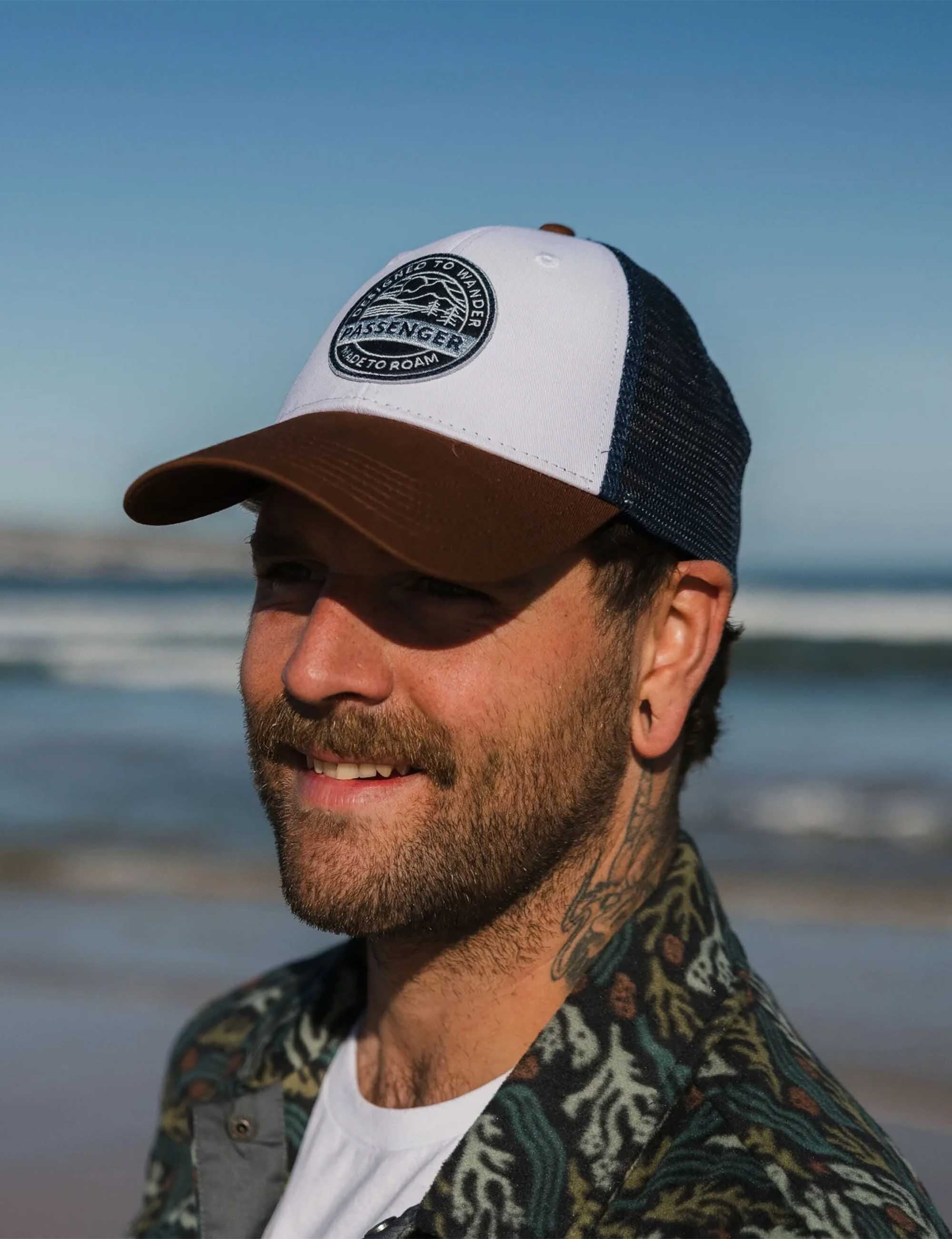Passenger Odyssey Trucker Cap - Rich Navy/Rubber
