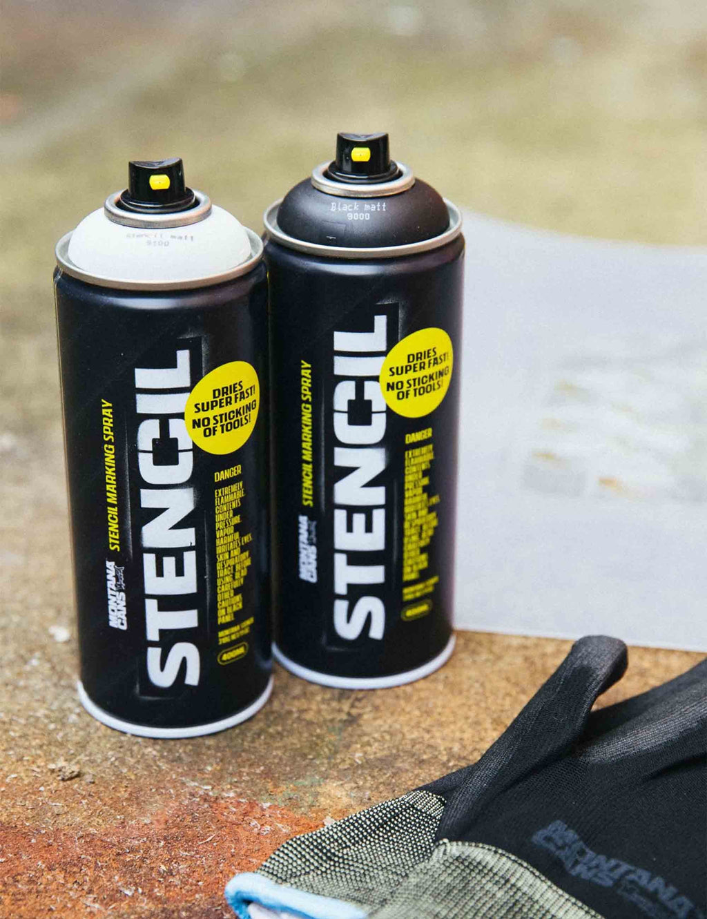 Stencil Marking Spray (400ml) - Black