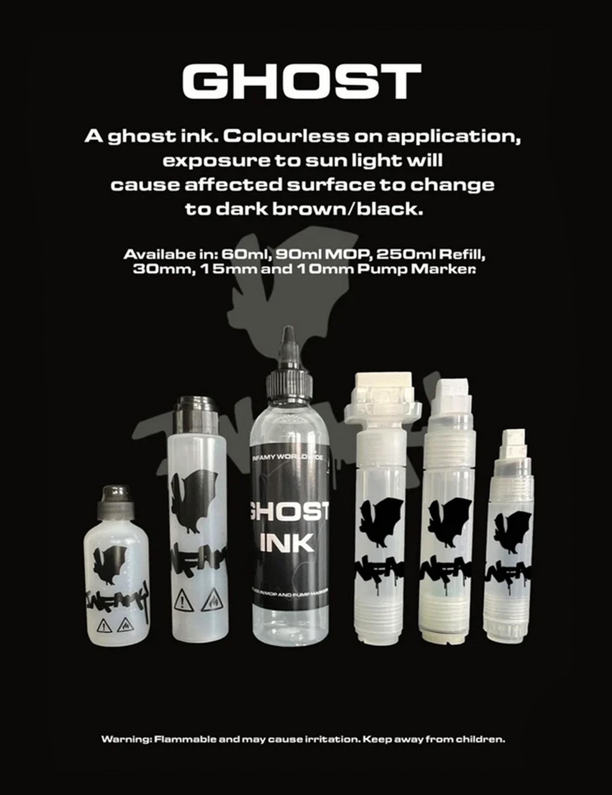 Refill (250ml) - Ghost Stealth Ink