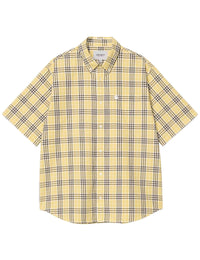 Niven Short Sleeve Shirt - Straw/Wax