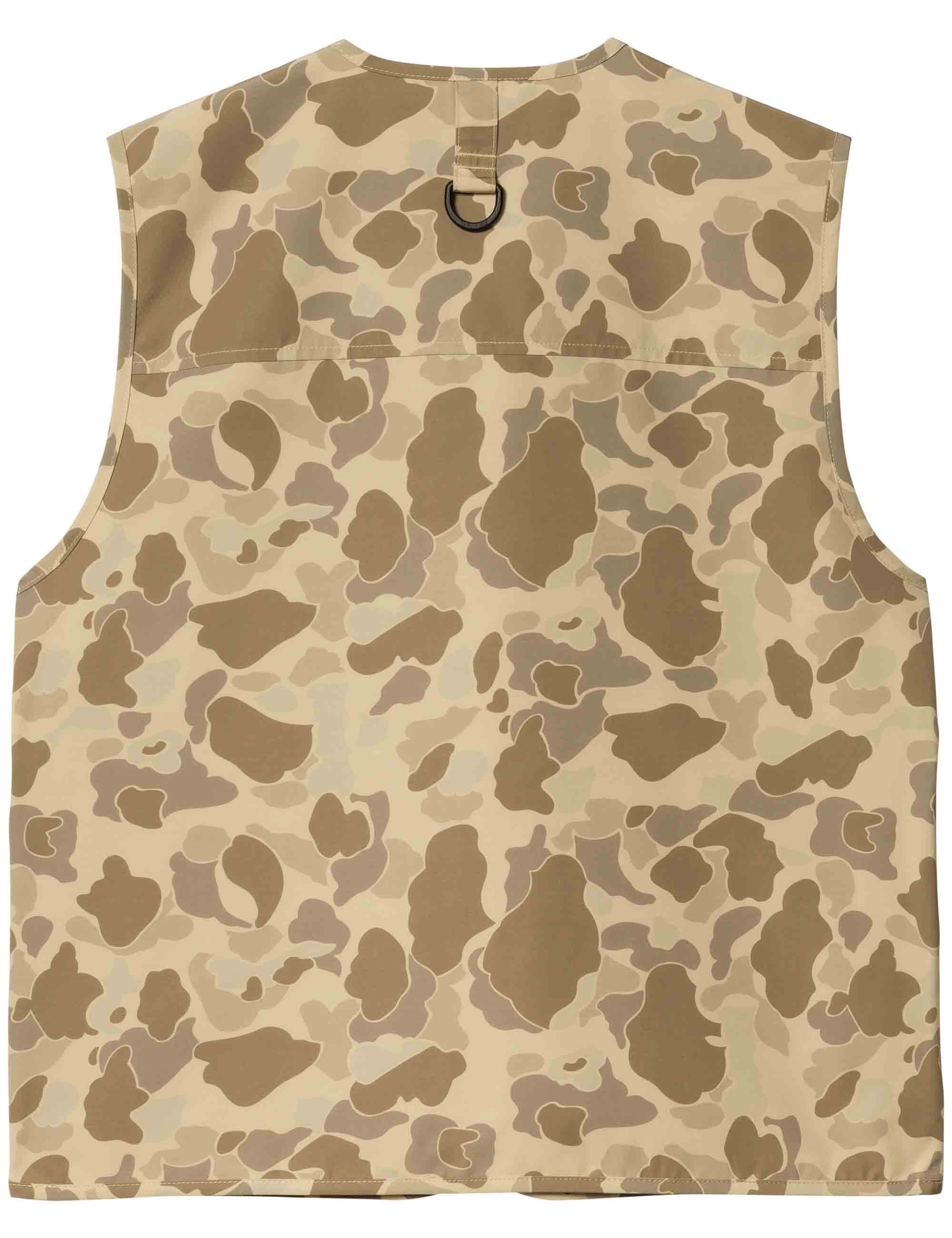 Carhartt WIP Irwin Vest - Camo Duck, Desert - Clothing from Fat