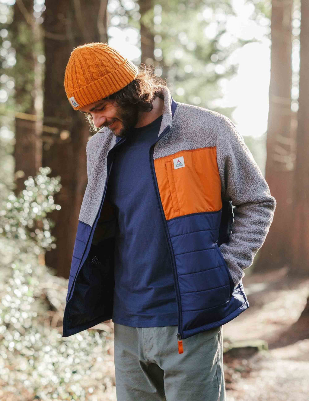 Born Explorer Lined Fleece Jacket - Steel Grey