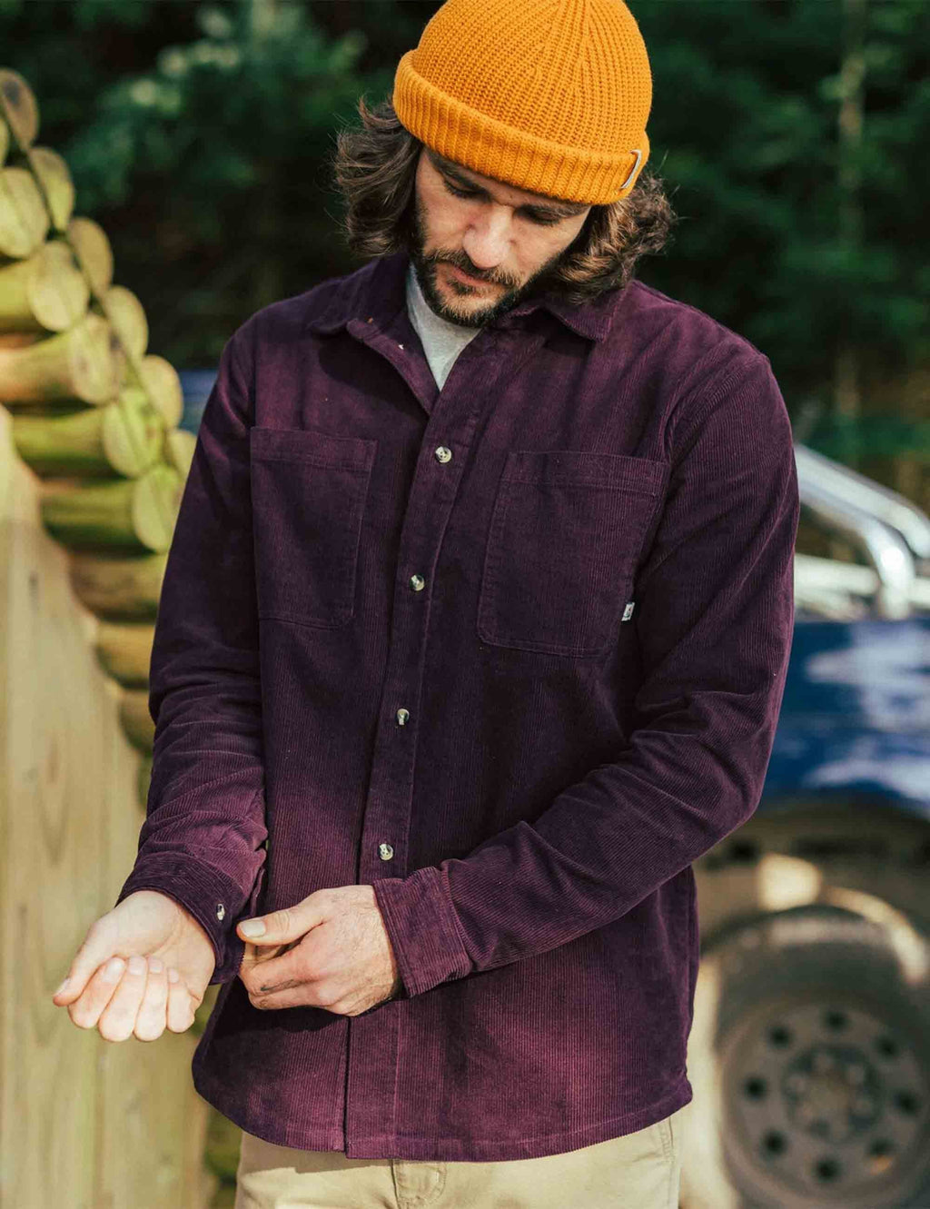 Backcountry Cord Shirt - Deep Plum