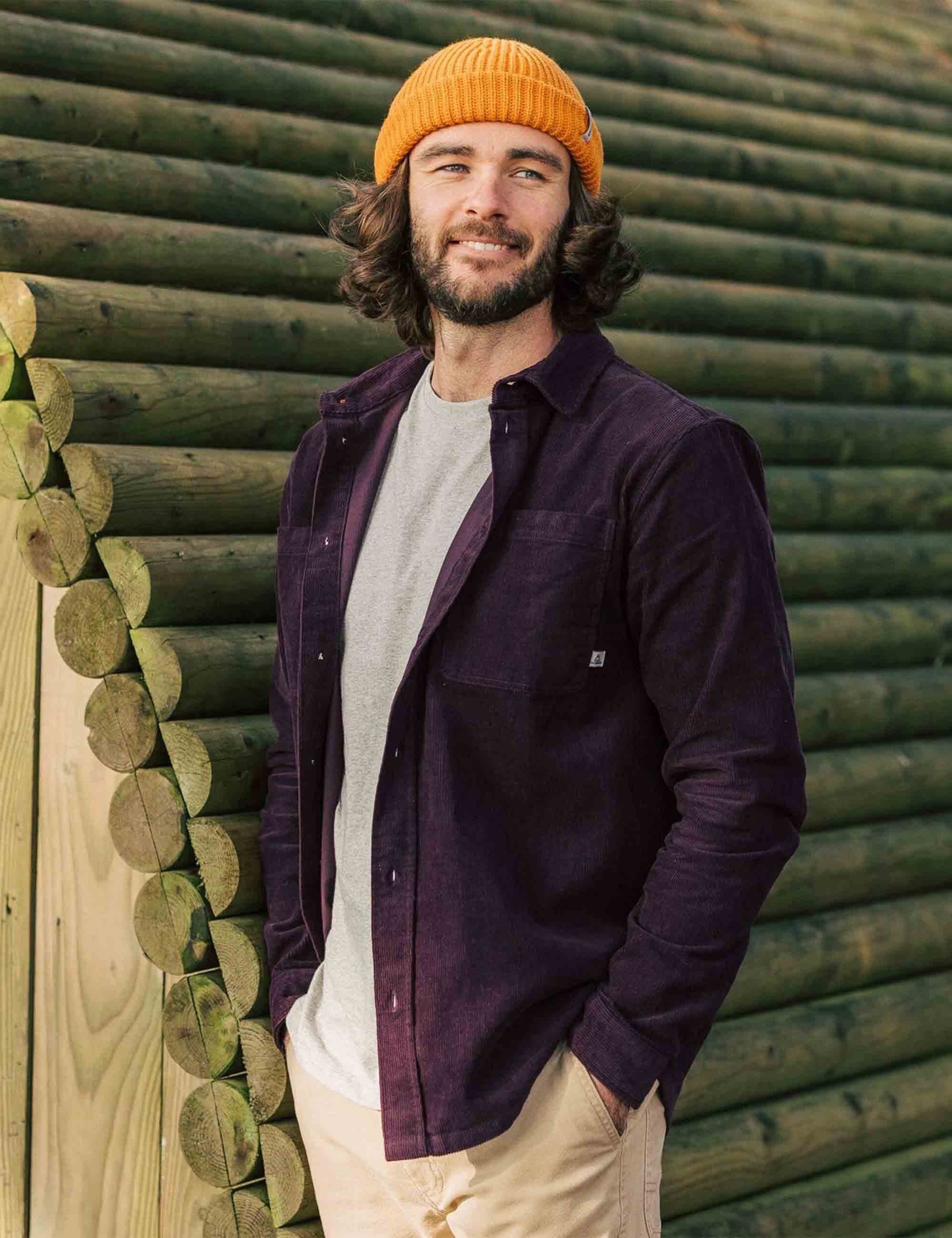 Passenger Backcountry Cord Shirt - Deep Plum