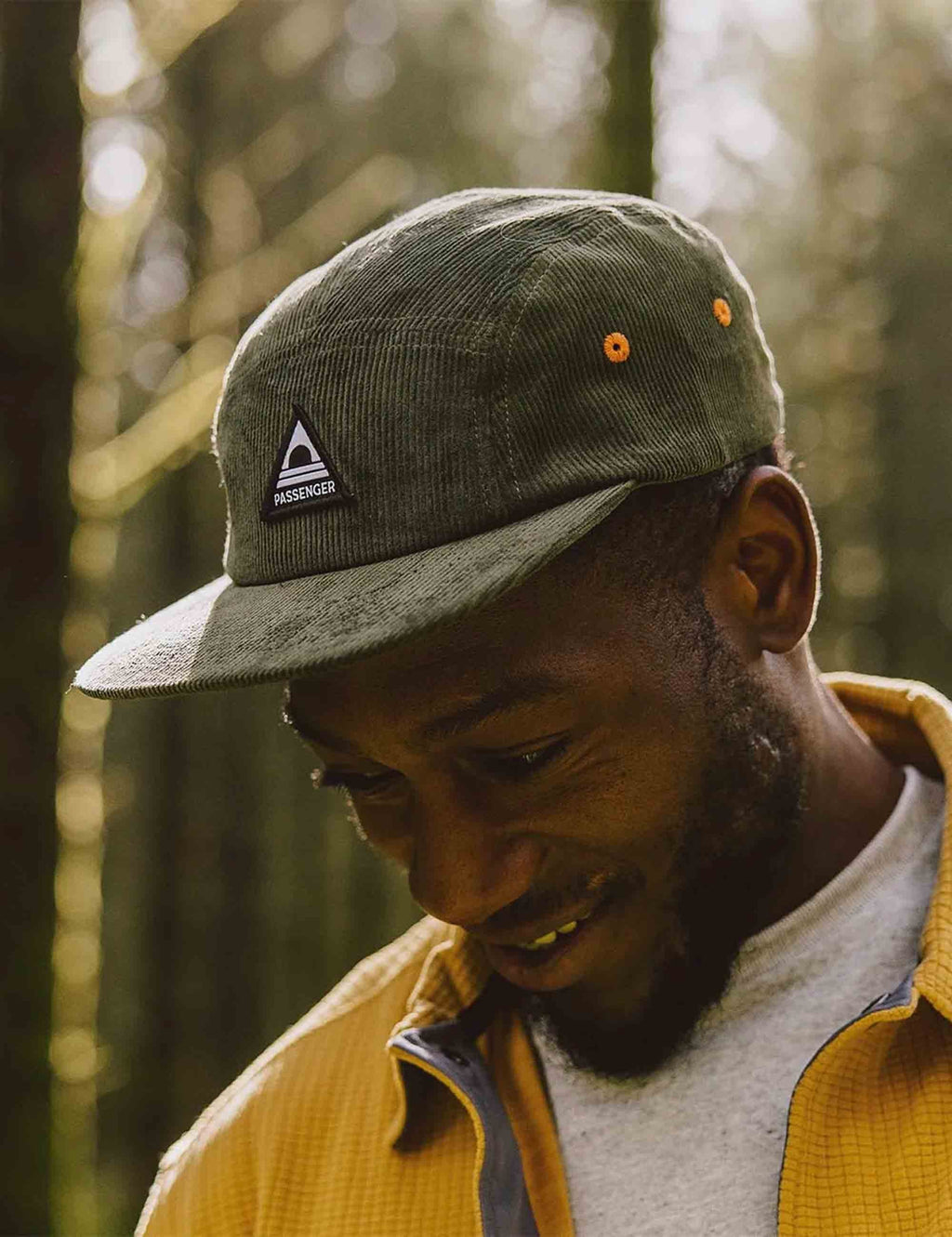 Fixie Cord 5 Panel Cap - Khaki