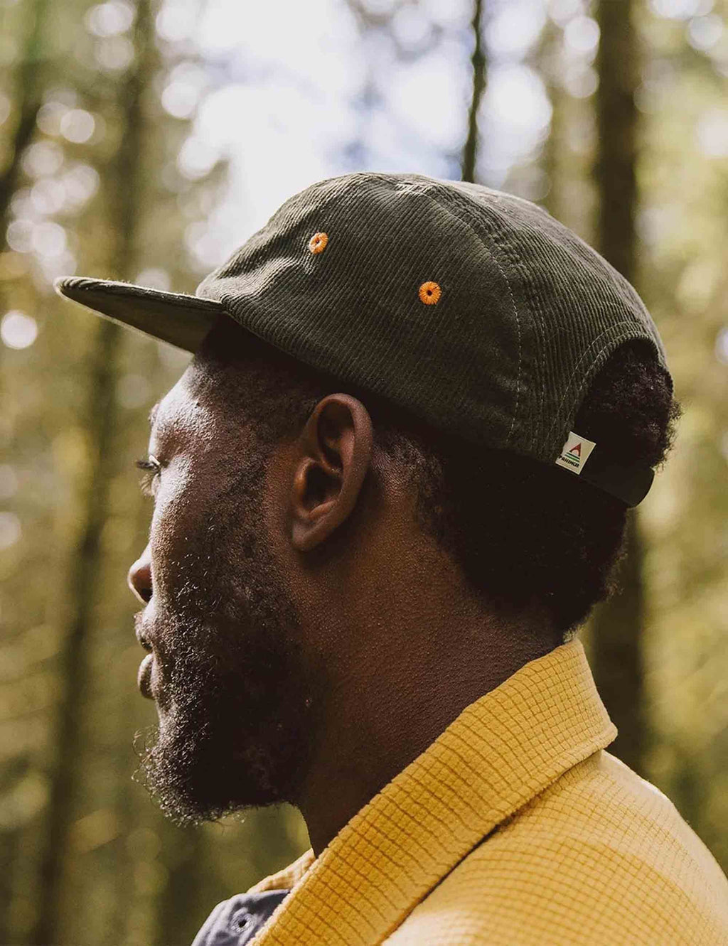 Fixie Cord 5 Panel Cap - Khaki
