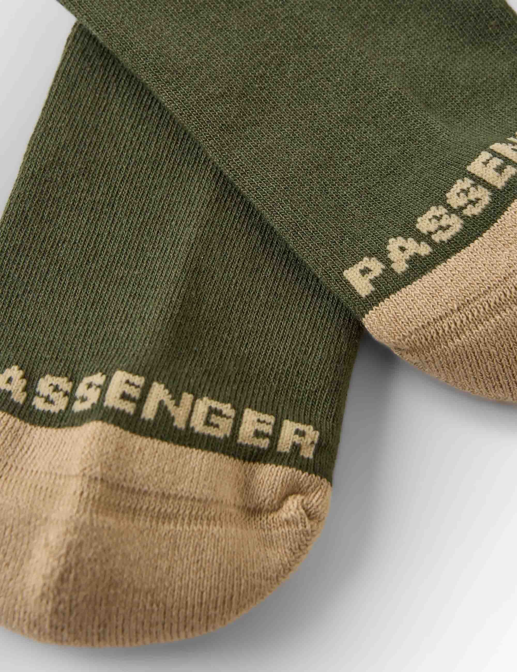Passenger Made to Roam Socks - Khaki