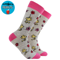 Snoopy Socks - Woodstock Flowers