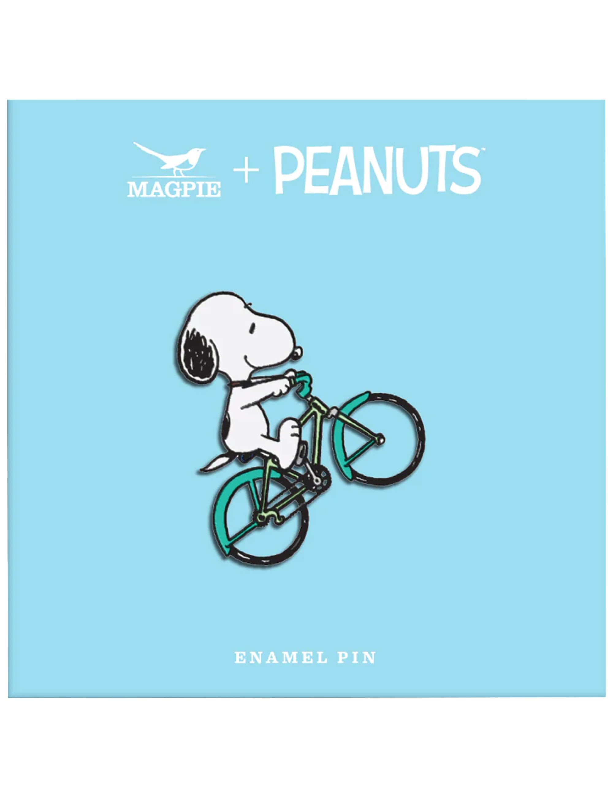 Peanuts Snoopy Enamel Pin Badge - Lifestyle, Cycle
