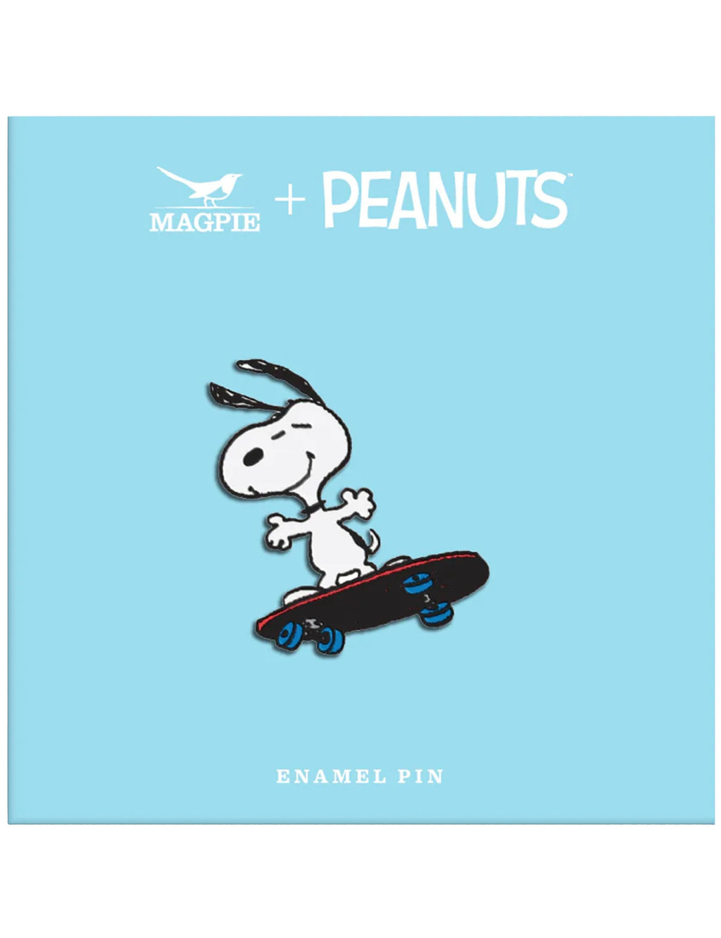 Snoopy Enamel Pin Badge - Lifestyle, Skateboard
