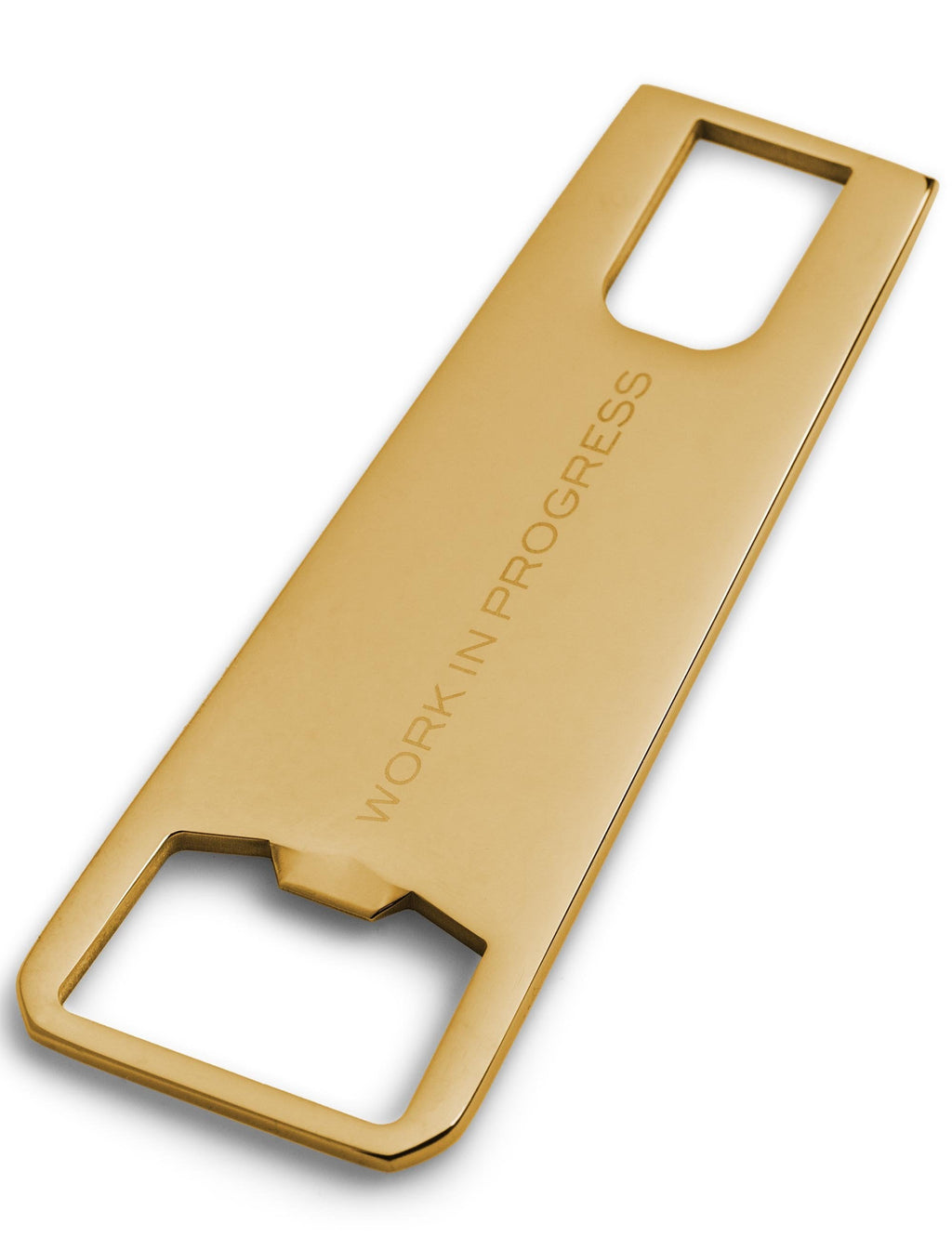 Zip Bottle Opener - Gold